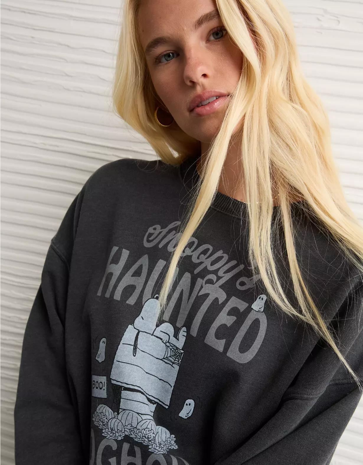 AE Halloween Graphic Sweatshirt Product Image