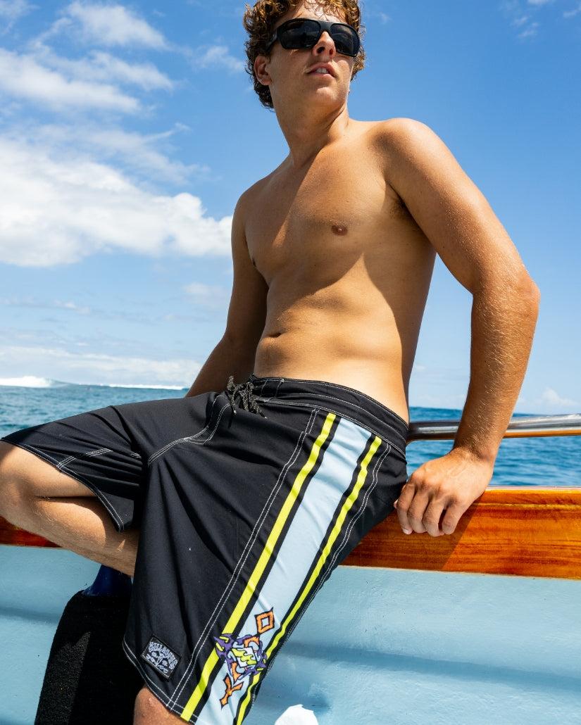 Occy Pro Boardshorts - Washed Black Male Product Image