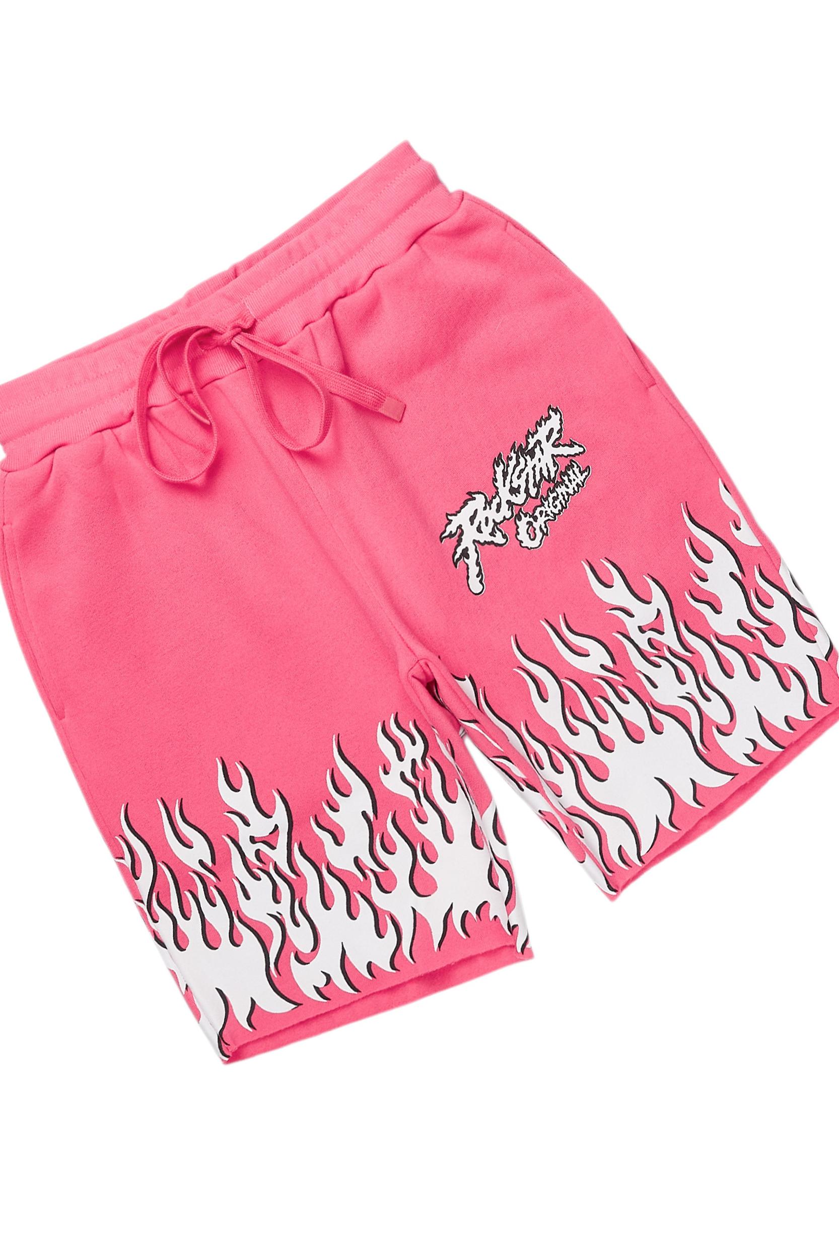 Arais Hot Pink T-Shirt Short Set Female Product Image
