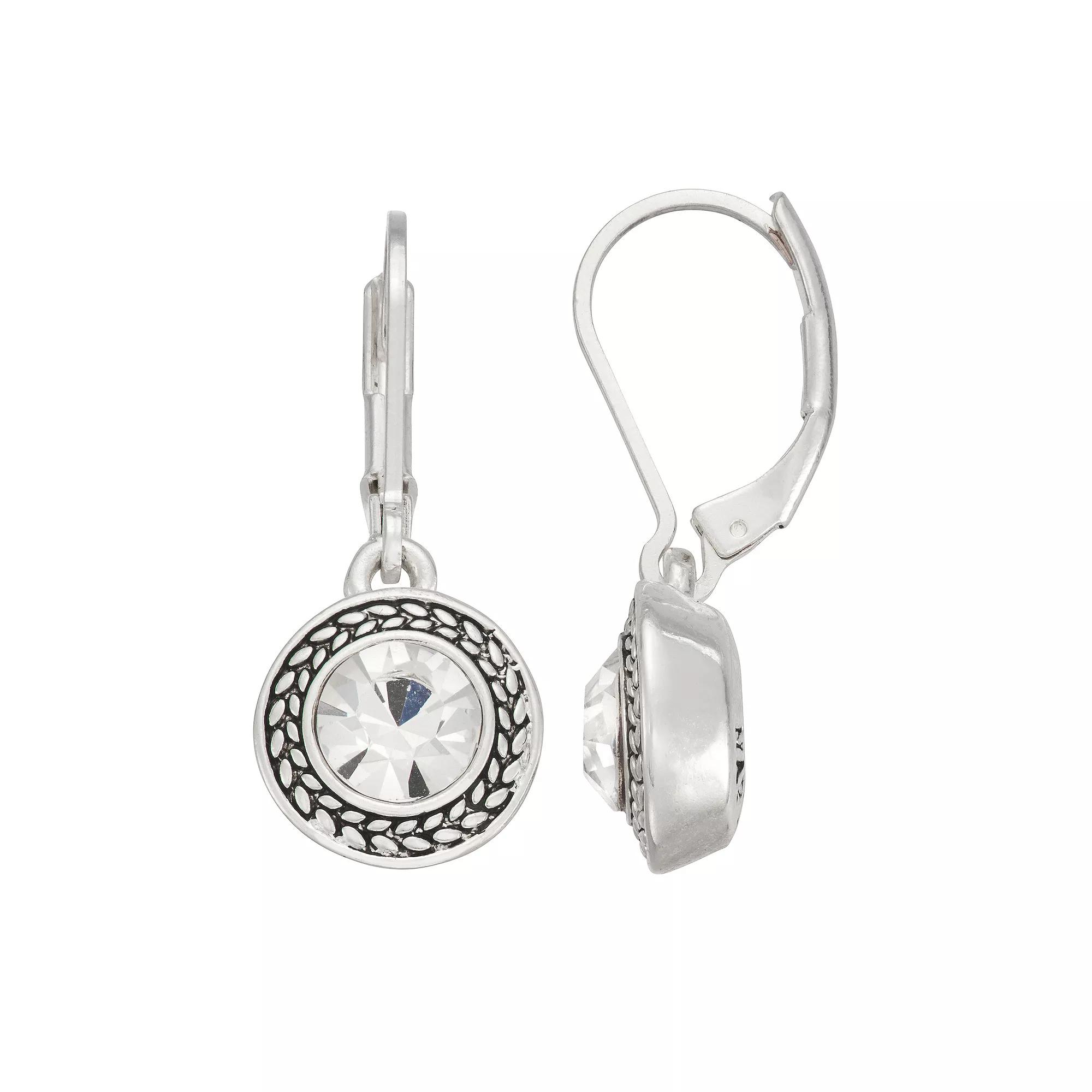 Napier Drop Earrings, Women's, White Product Image