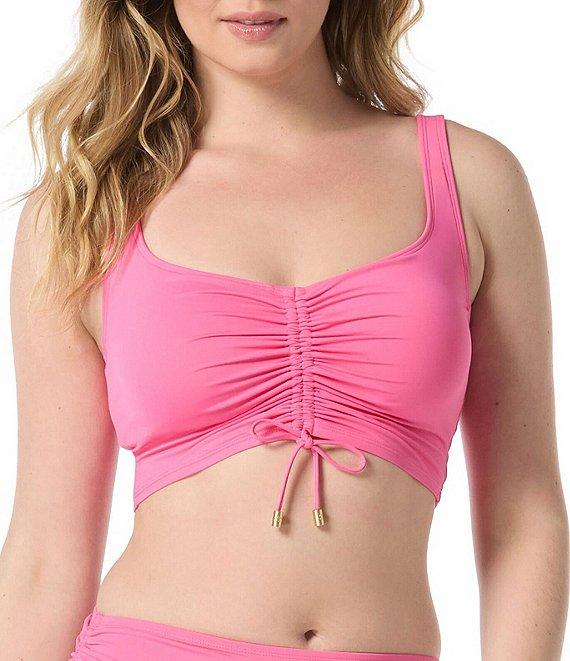 Coco Reef Solid Impulse High Waist Shirred Swim Bottom Product Image