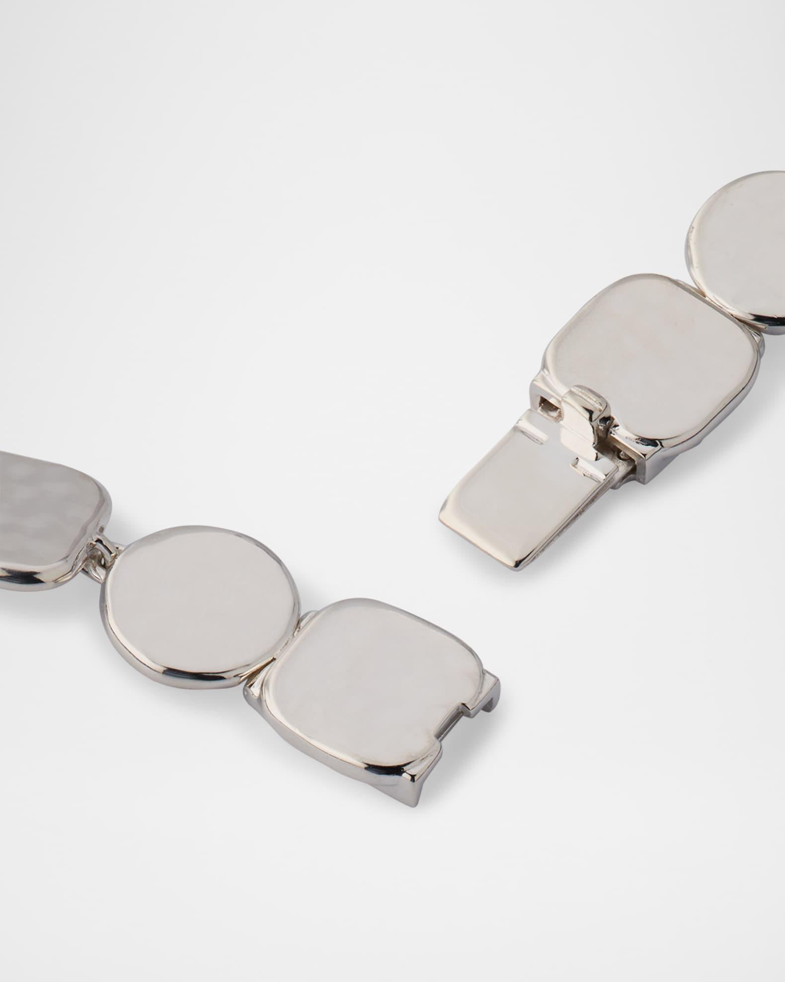  925 Classico Hammered Surface Flexible Necklace Product Image