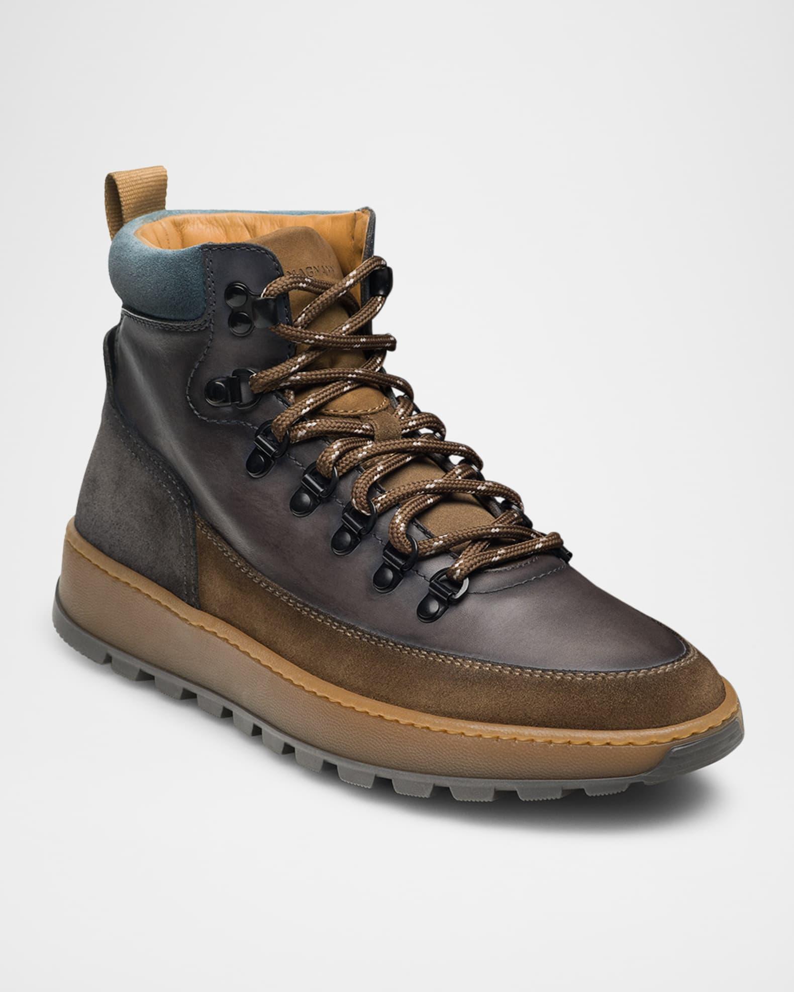 Men's Borazo Leather Lace-Up Boots Product Image