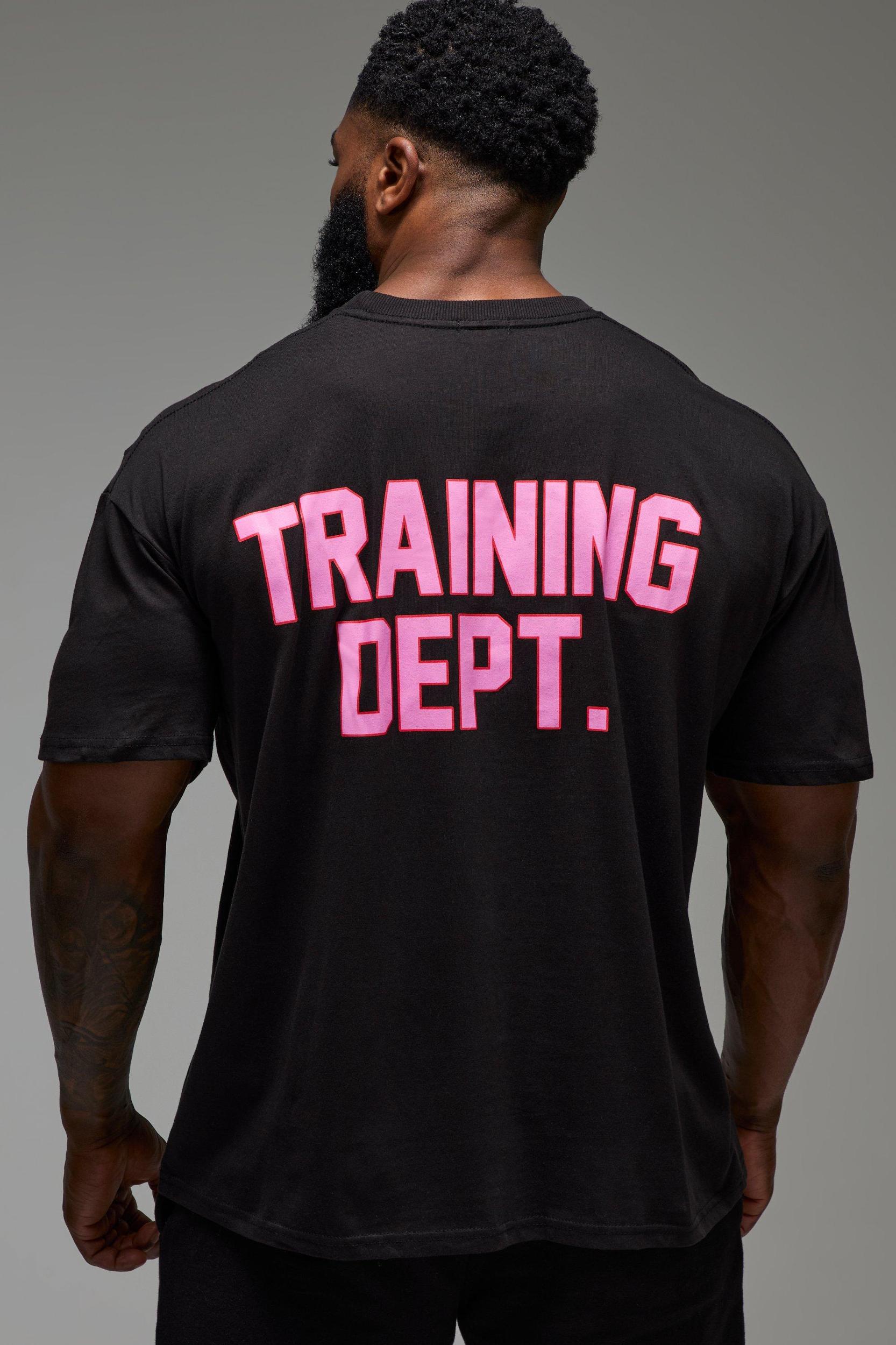 Training Dept Oversized T-shirt | boohooMAN USA Product Image