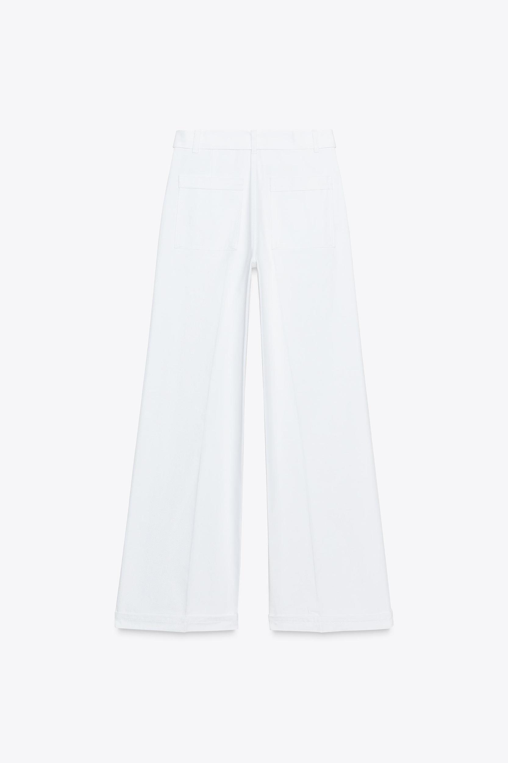 Z1975 HIGH-WAISTED WIDE-LEG JEANS WITH BELT Product Image