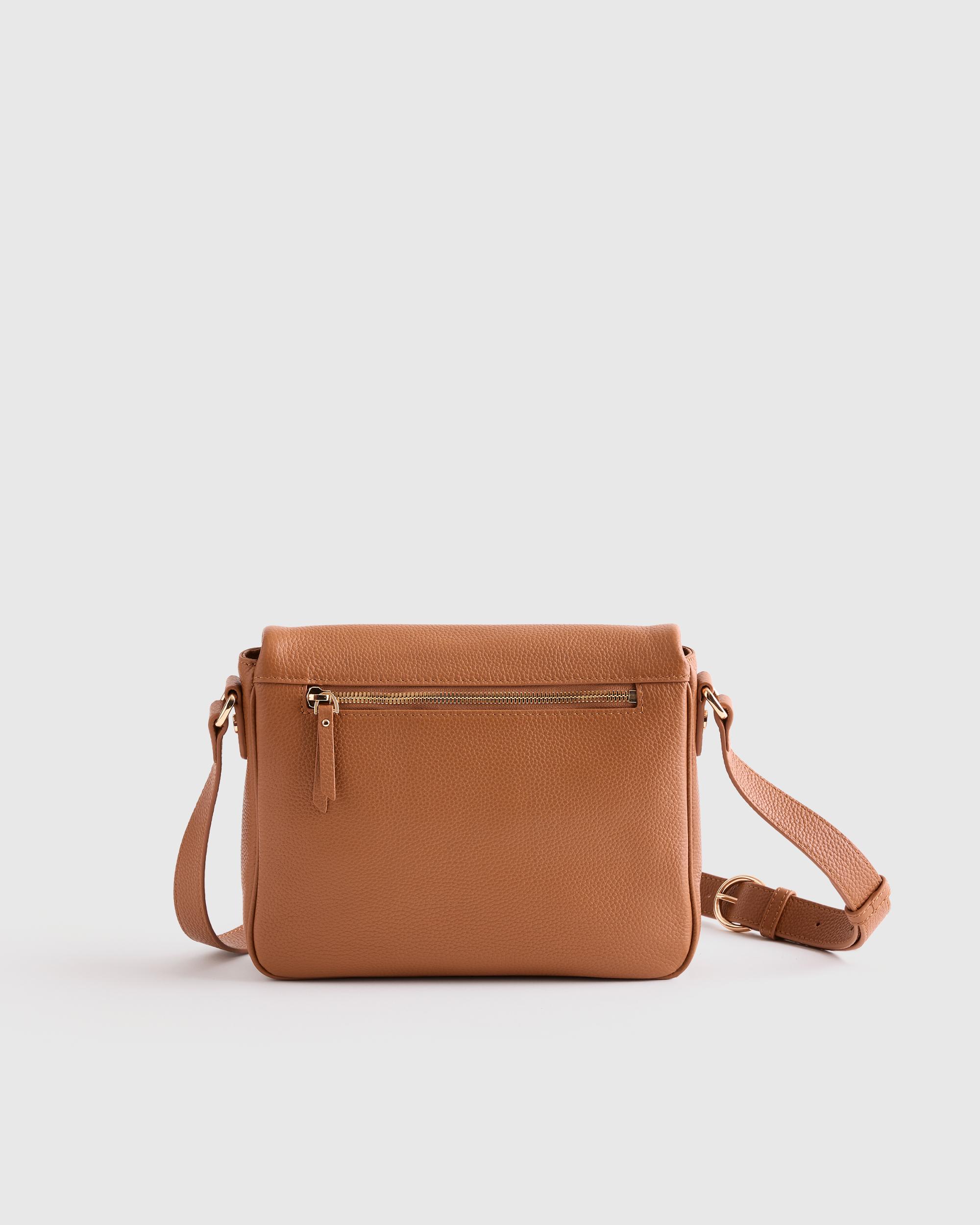 Quince | Women's Italian Leather Foldover Crossbody Product Image
