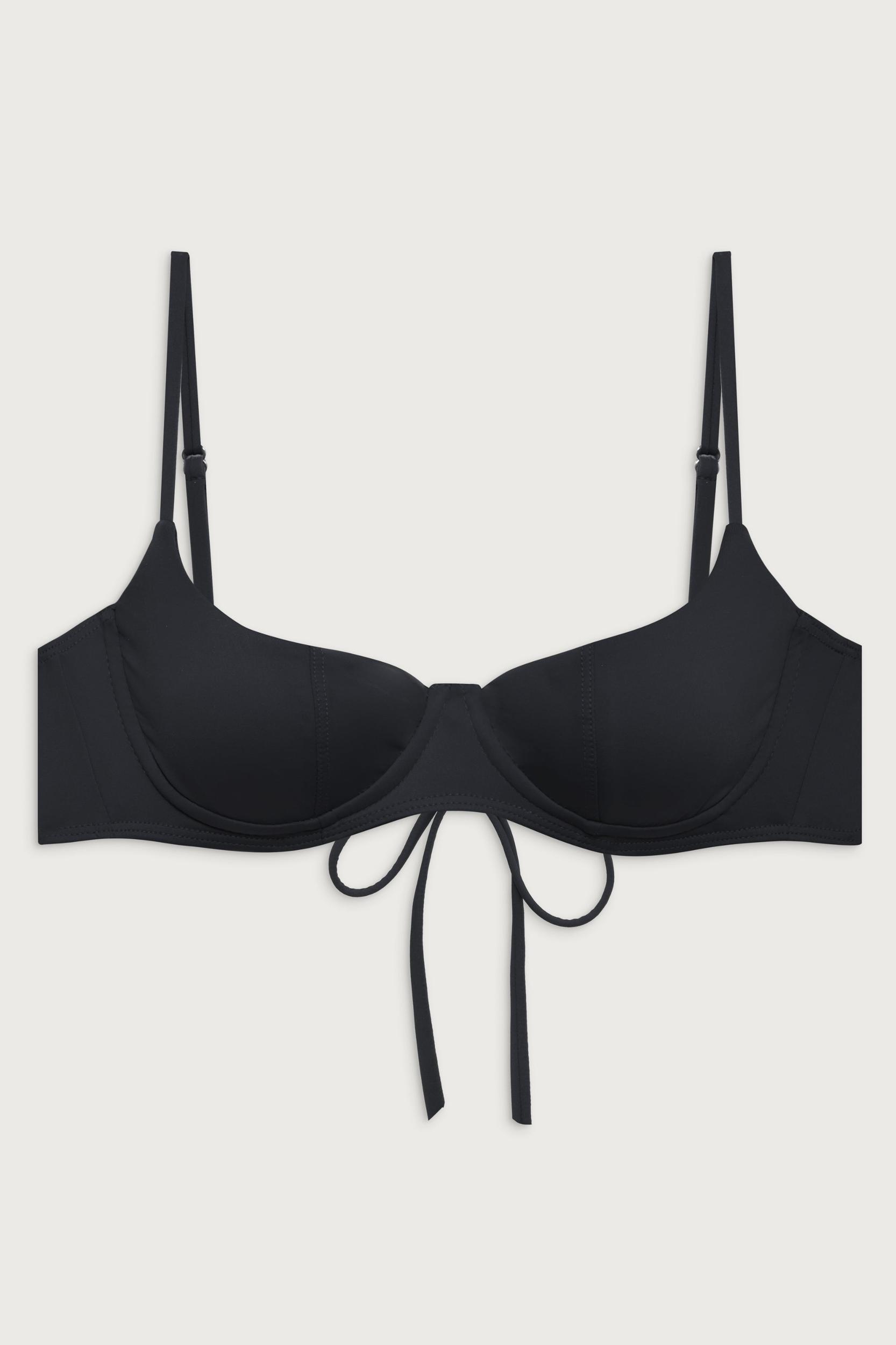 Cola Underwire Bikini Top - Black Product Image