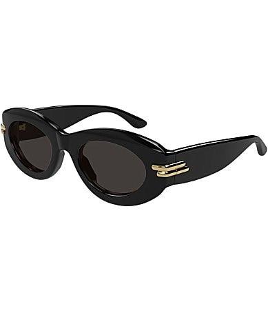 Womens Bold Ribbon 51MM Oval Sunglasses Product Image