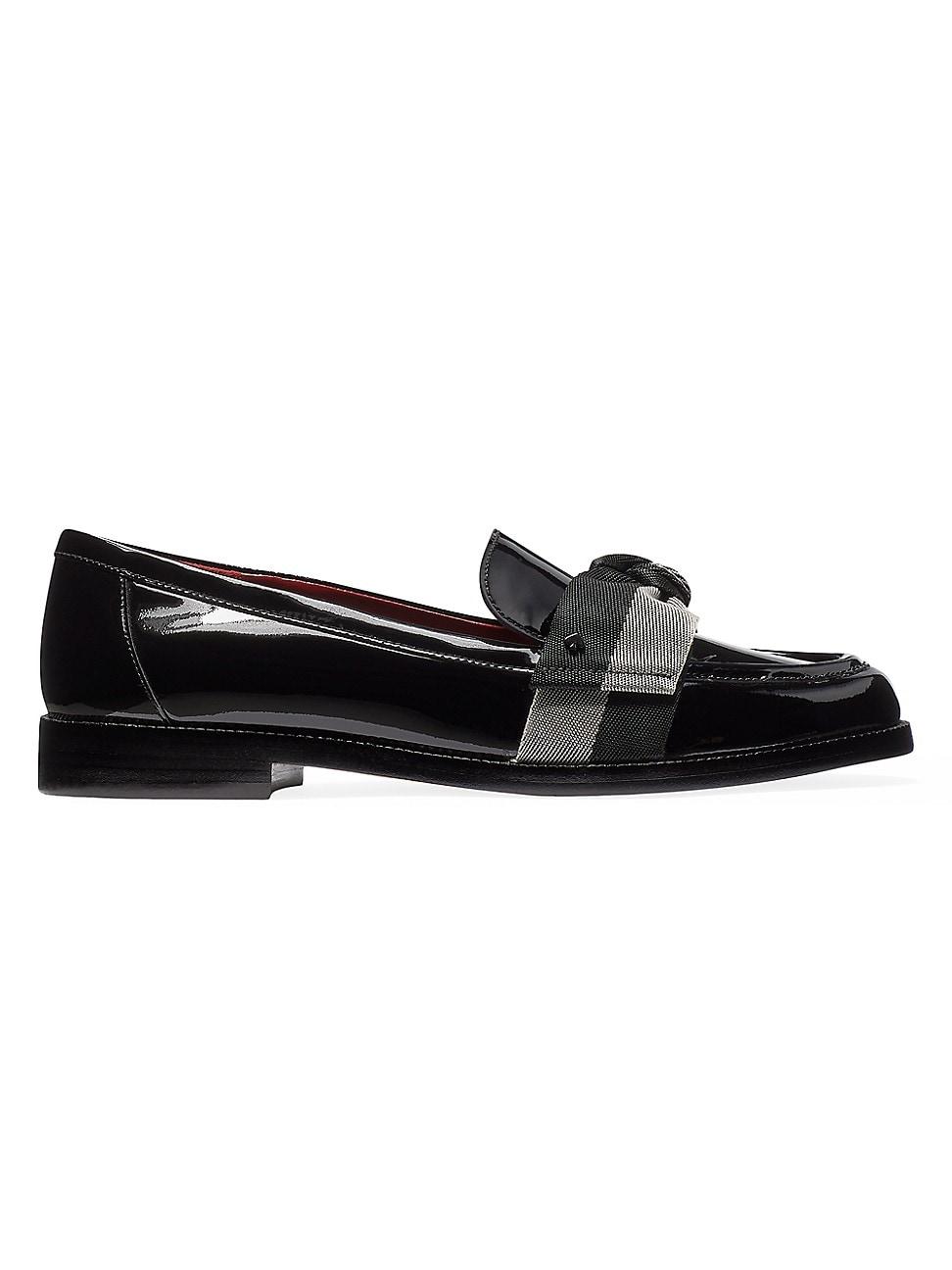 Womens Leandra Patent Leather Loafers Product Image