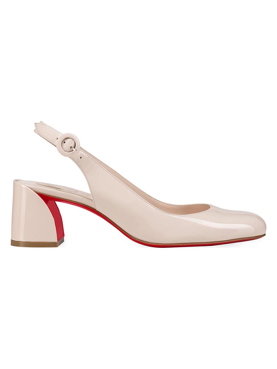 So Jane Patent Red Sole Slingback Pumps Product Image