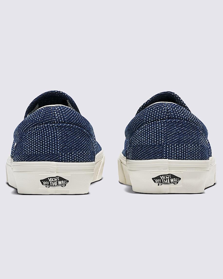 Classic Slip-On Denim Shoe in Navy| Vans US Product Image
