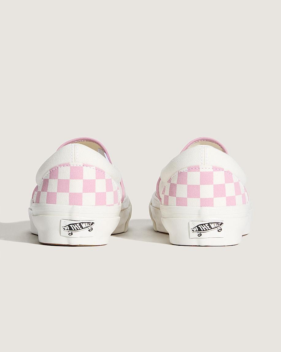 Premium Classic Slip-On Checkerboard Shoe in Checkerboard Dawn Pink| Vans US Product Image