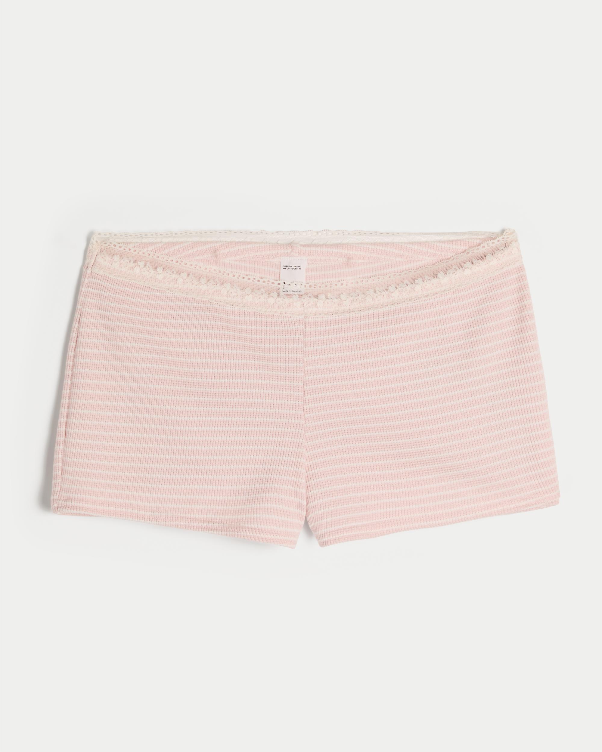 Gilly Hicks Waffle Lace Shortie Shorts Product Image