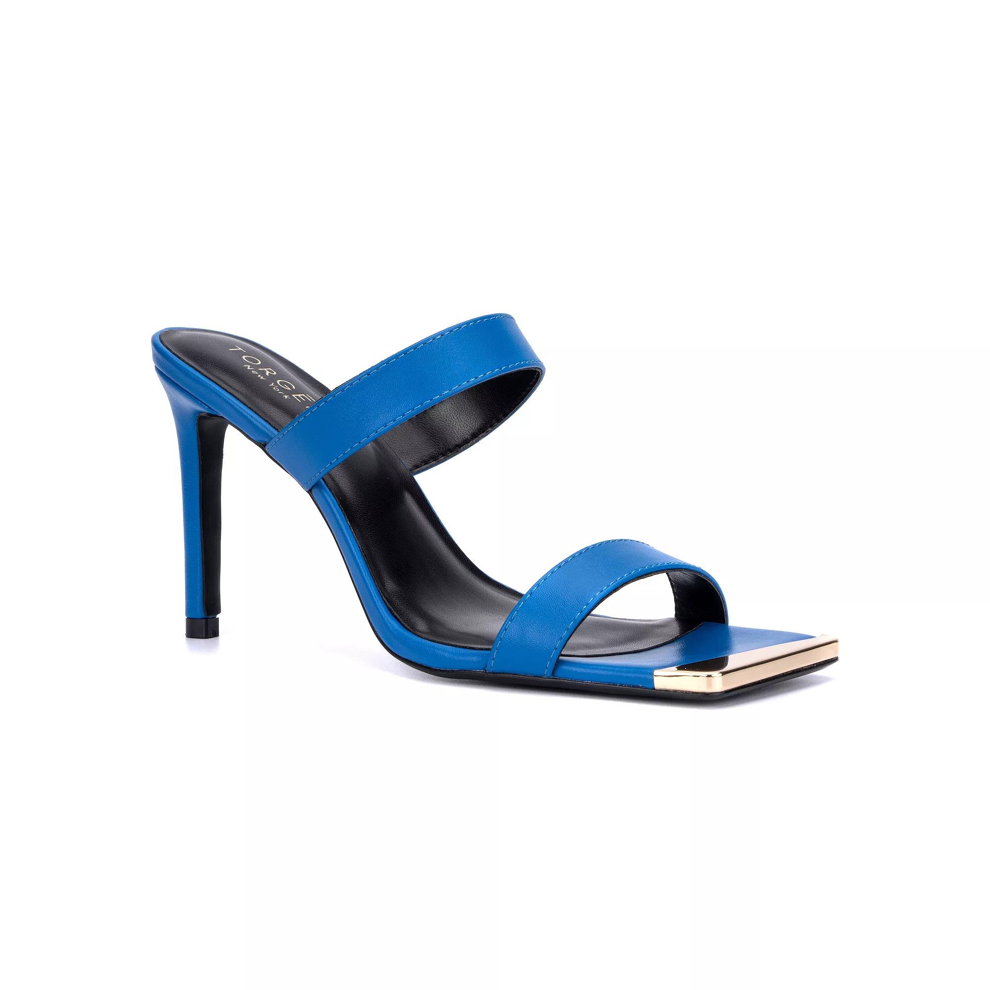 Torgeis Antilles Women's Heeled Sandals, Size: 6, Blue Product Image