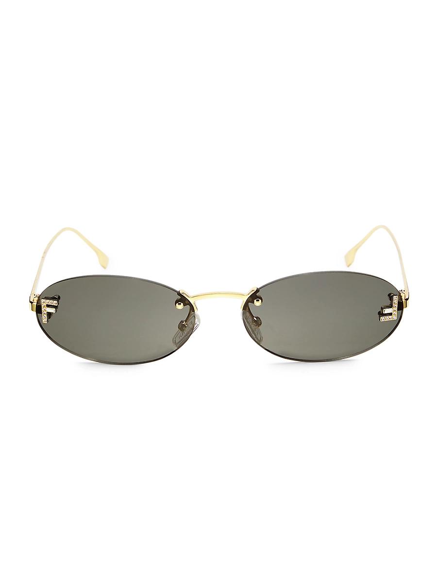 Womens Fendi First 54MM Oval Sunglasses Product Image