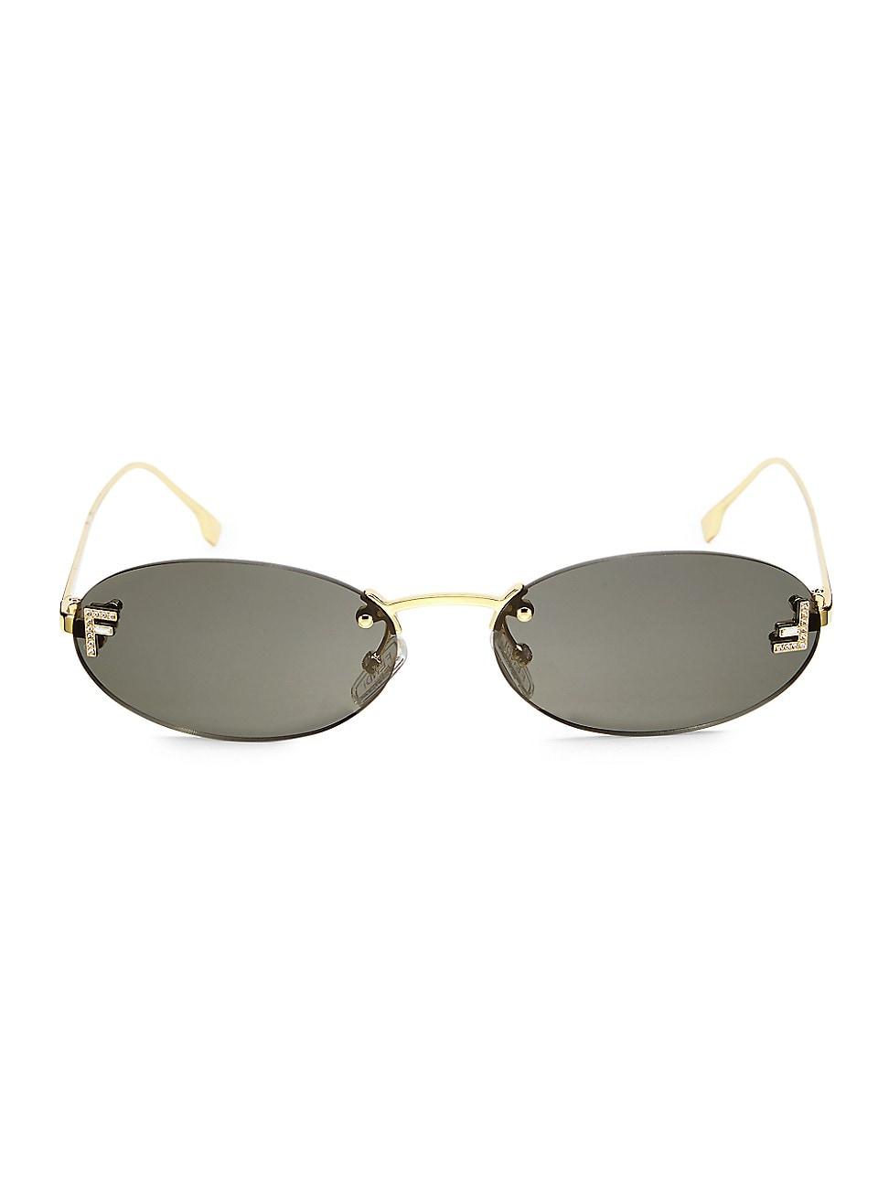 Womens Fendi First 54MM Oval Sunglasses Product Image