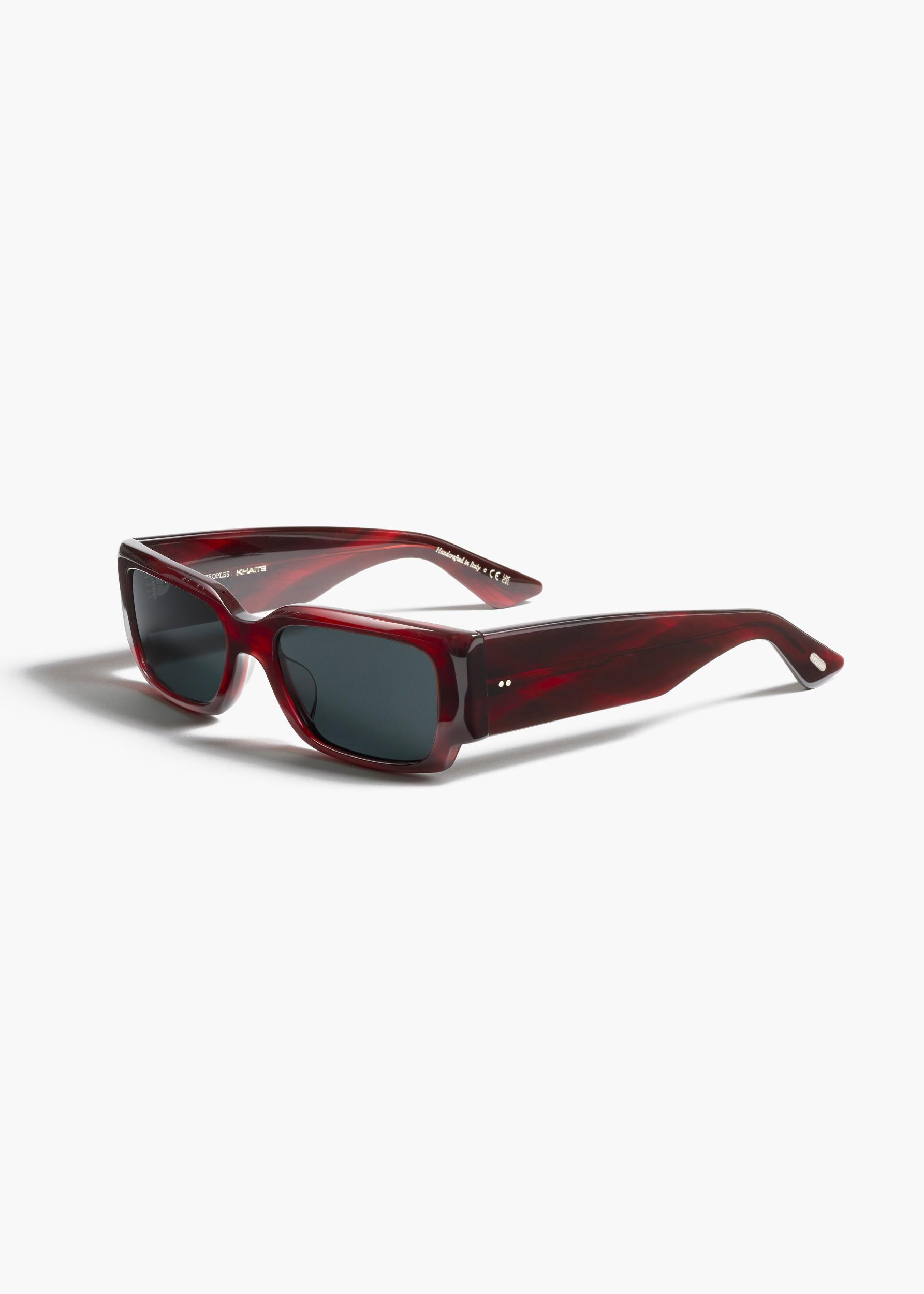 KHAITE x Oliver Peoples 1995C in Bordeaux Bark and Grey Product Image