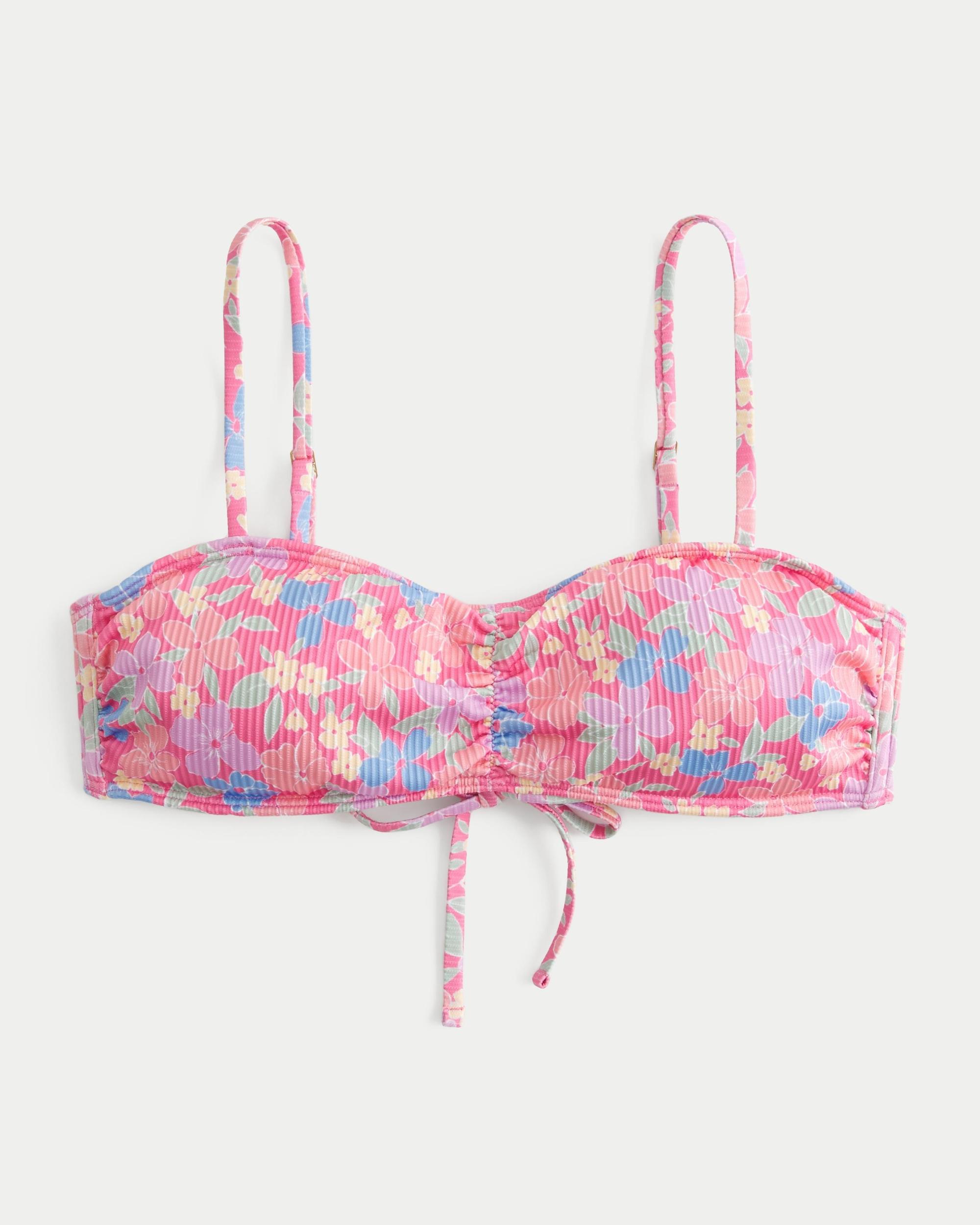 Ribbed Scoop Bikini Top Product Image