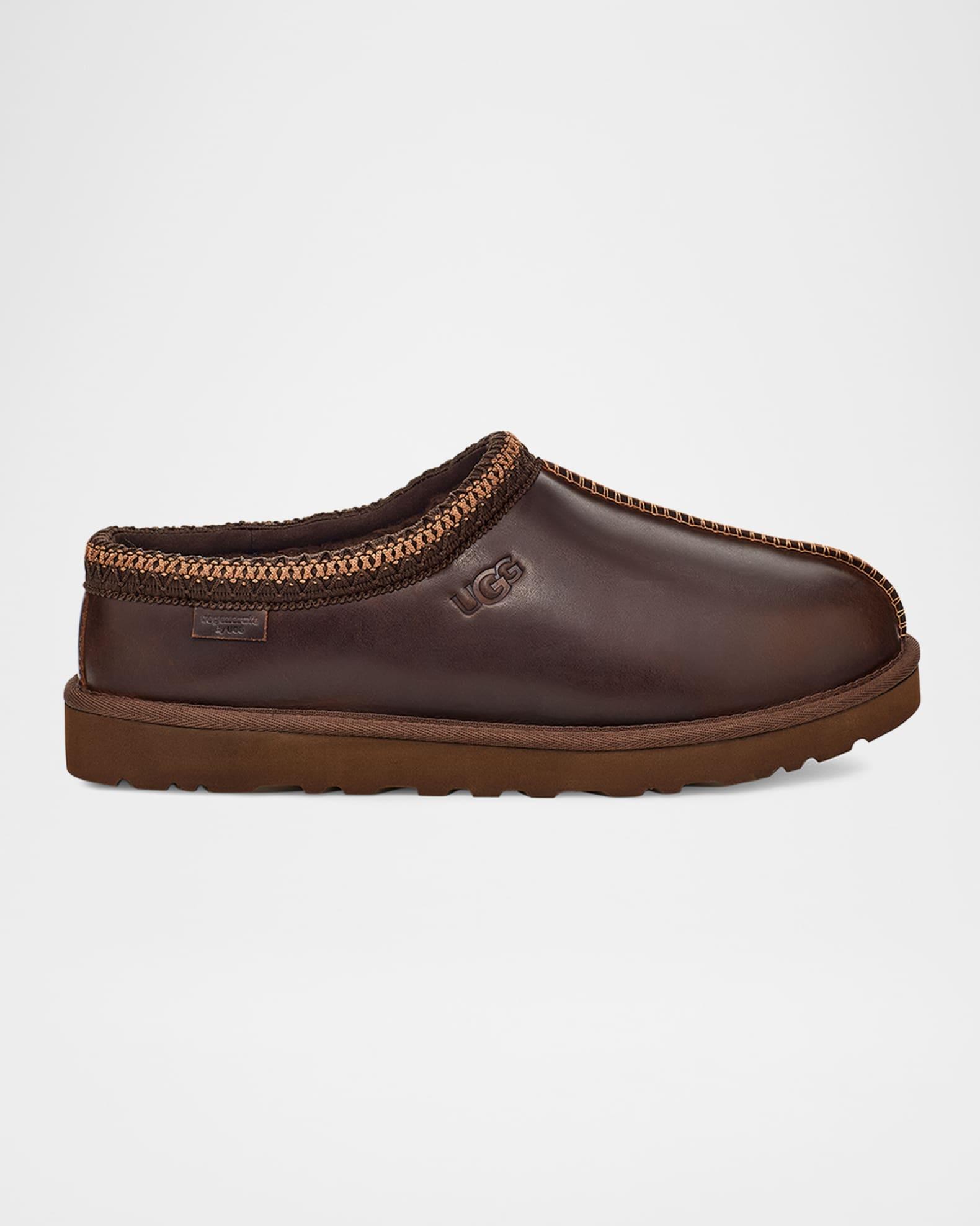 Men's Tasman Leather Winter Mule Slippers Product Image