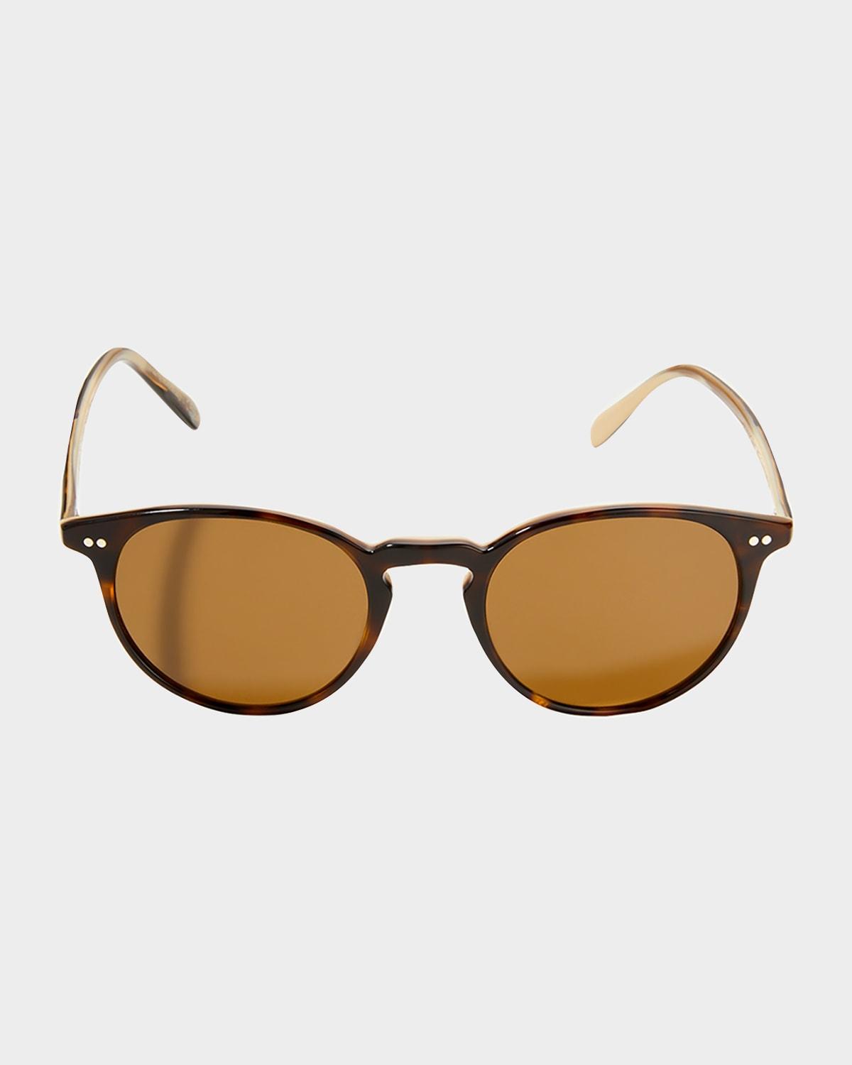Riley Round Acetate Sunglasses Product Image