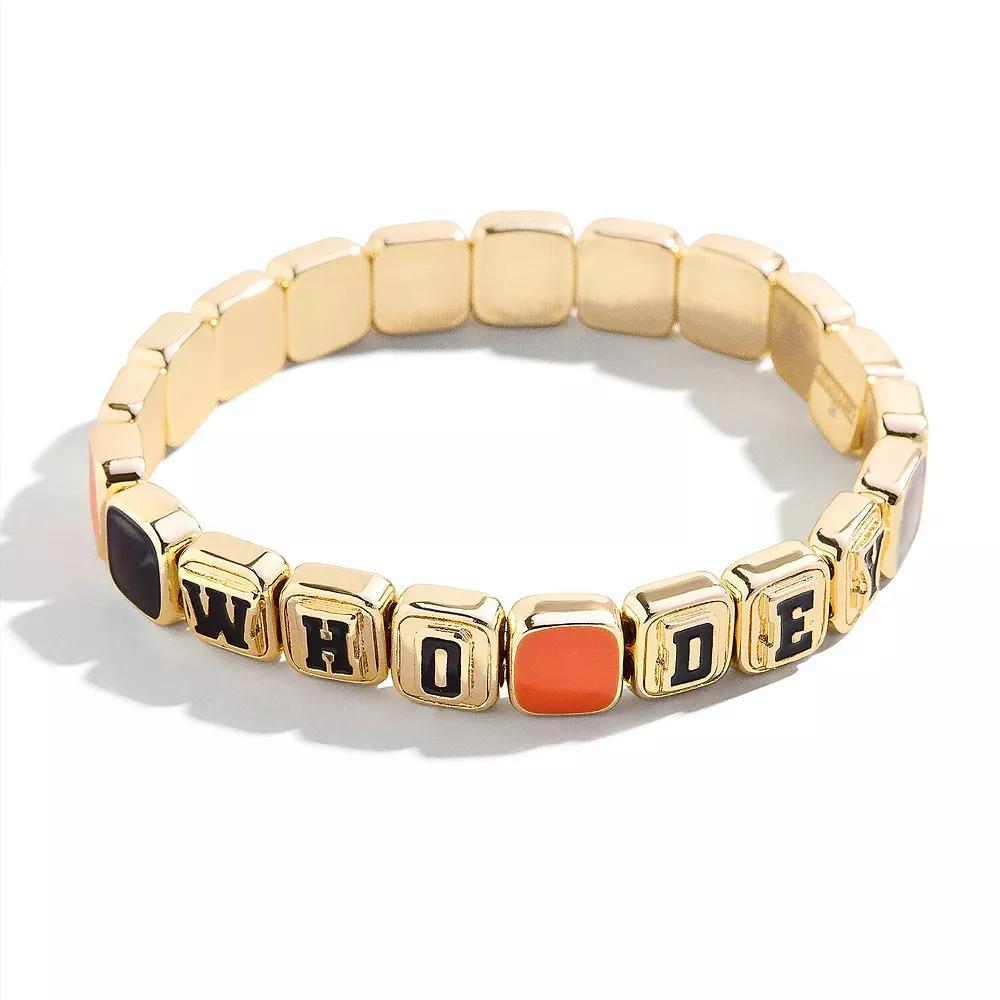 WEAR by Erin Andrews x BaubleBar Cincinnati Bengals Tile Bracelet, Women's, Team Product Image
