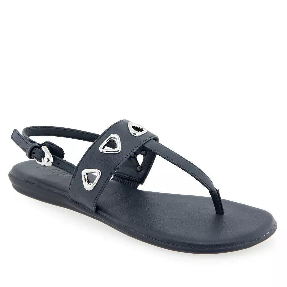 Aerosoles Iago Women's Slingback Thong Sandals, Size: 9.5 Medium, Blue Product Image