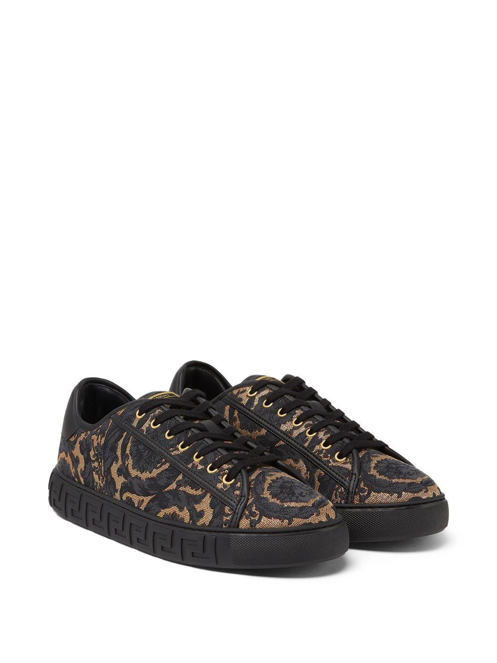 Barocco Jacquard Greca sneakers Product Image