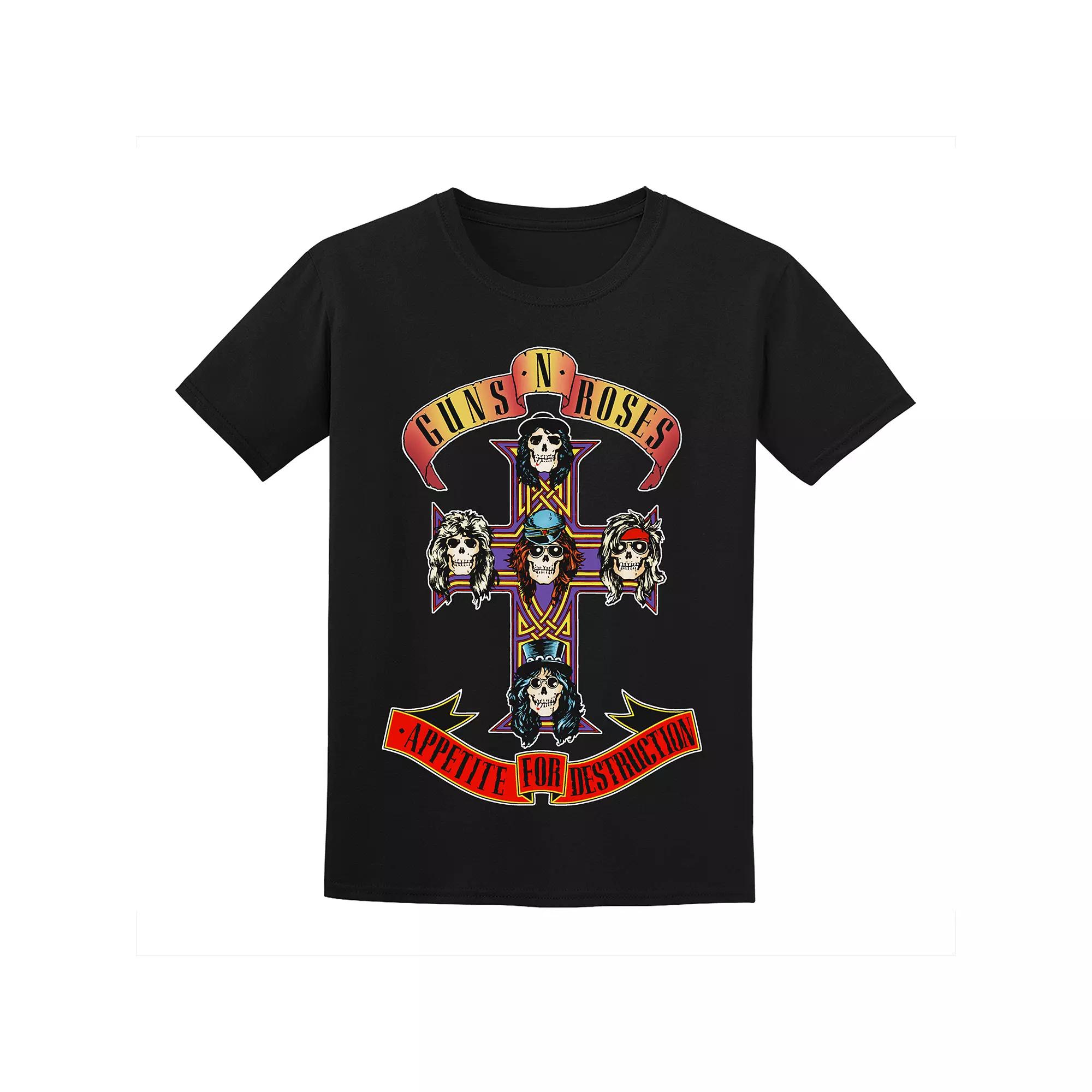 Men's Guns N' Roses Tee, Size: XL, Black Product Image