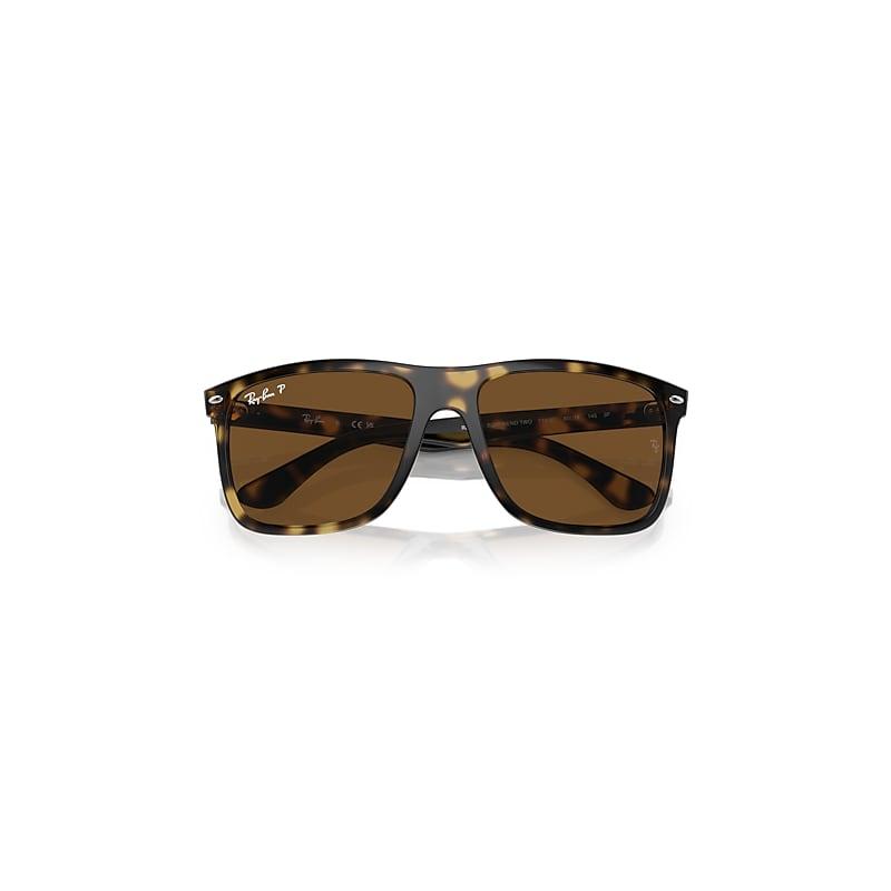 Ray-Ban Boyfriend Sunglasses Frame Brown Lenses Polarized Product Image