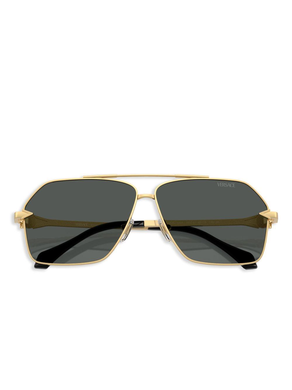 Mens GV One 57MM Pilot Sunglasses Product Image