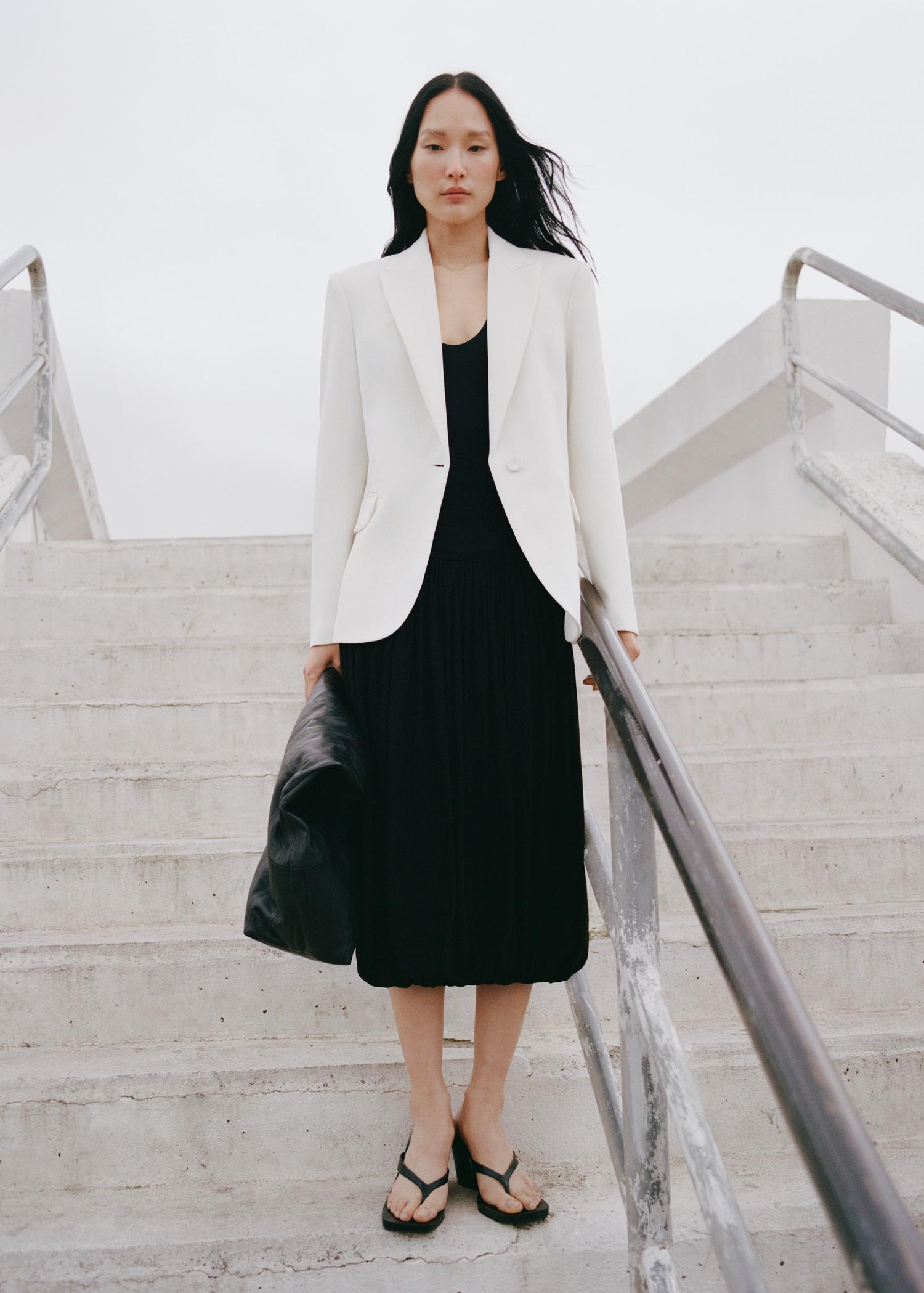 Structured suit jacket - Women | MANGO USA Product Image