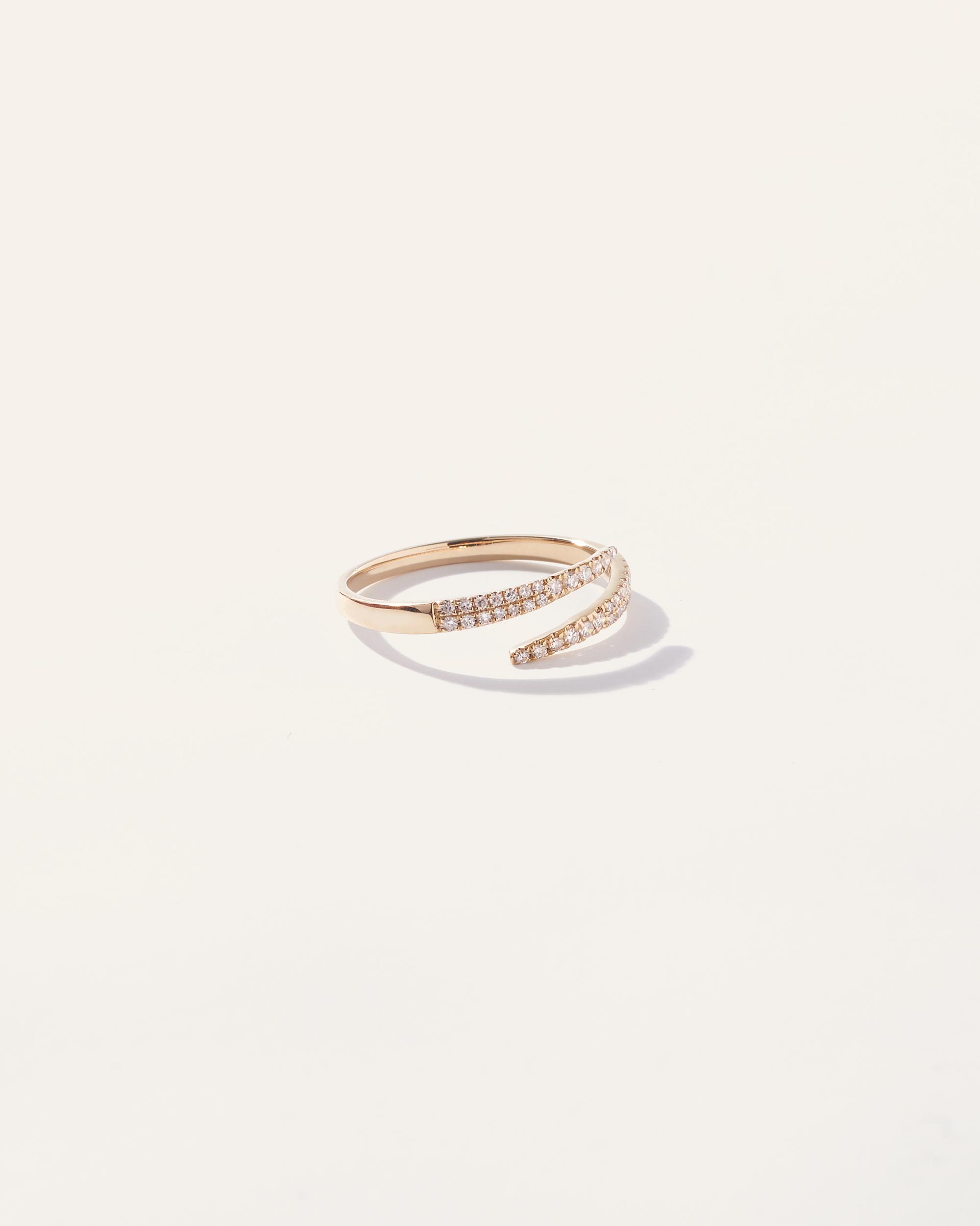 Quince | Women's 14K Gold Diamond Wrap Ring Product Image