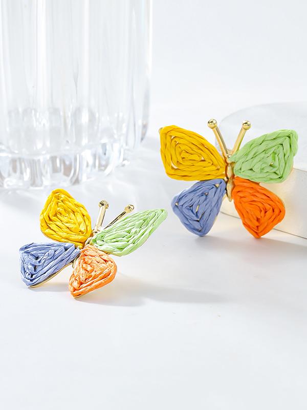 Butterfly Shape Drop Earrings Product Image