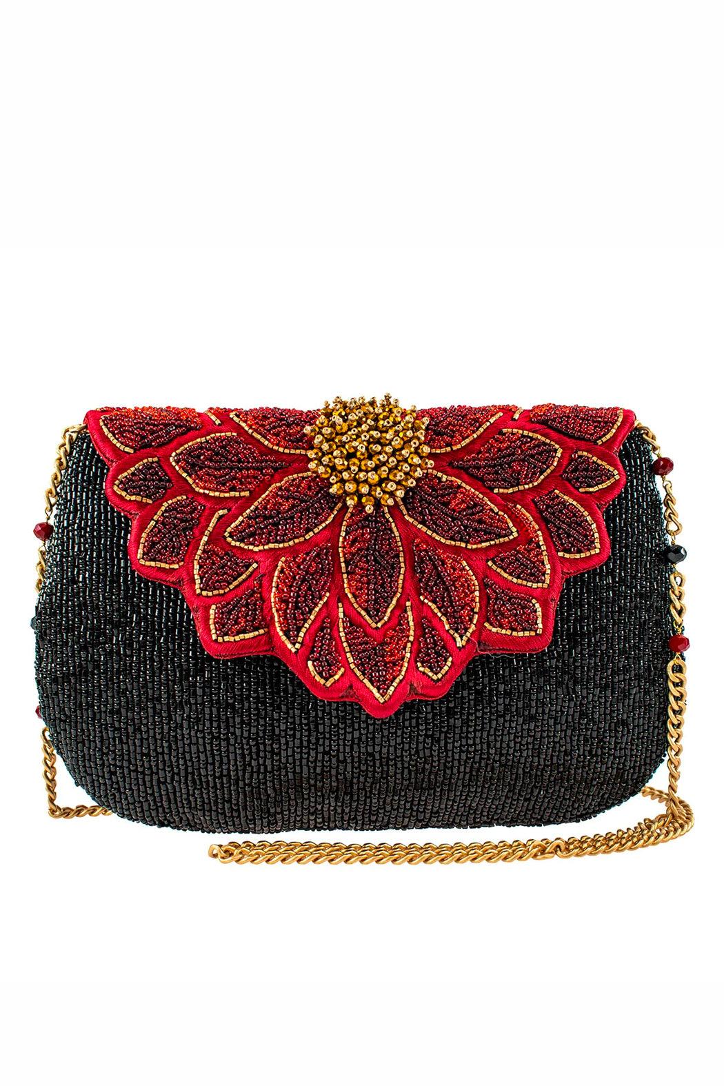 Crimson Bloom Crossbody Handbag Product Image