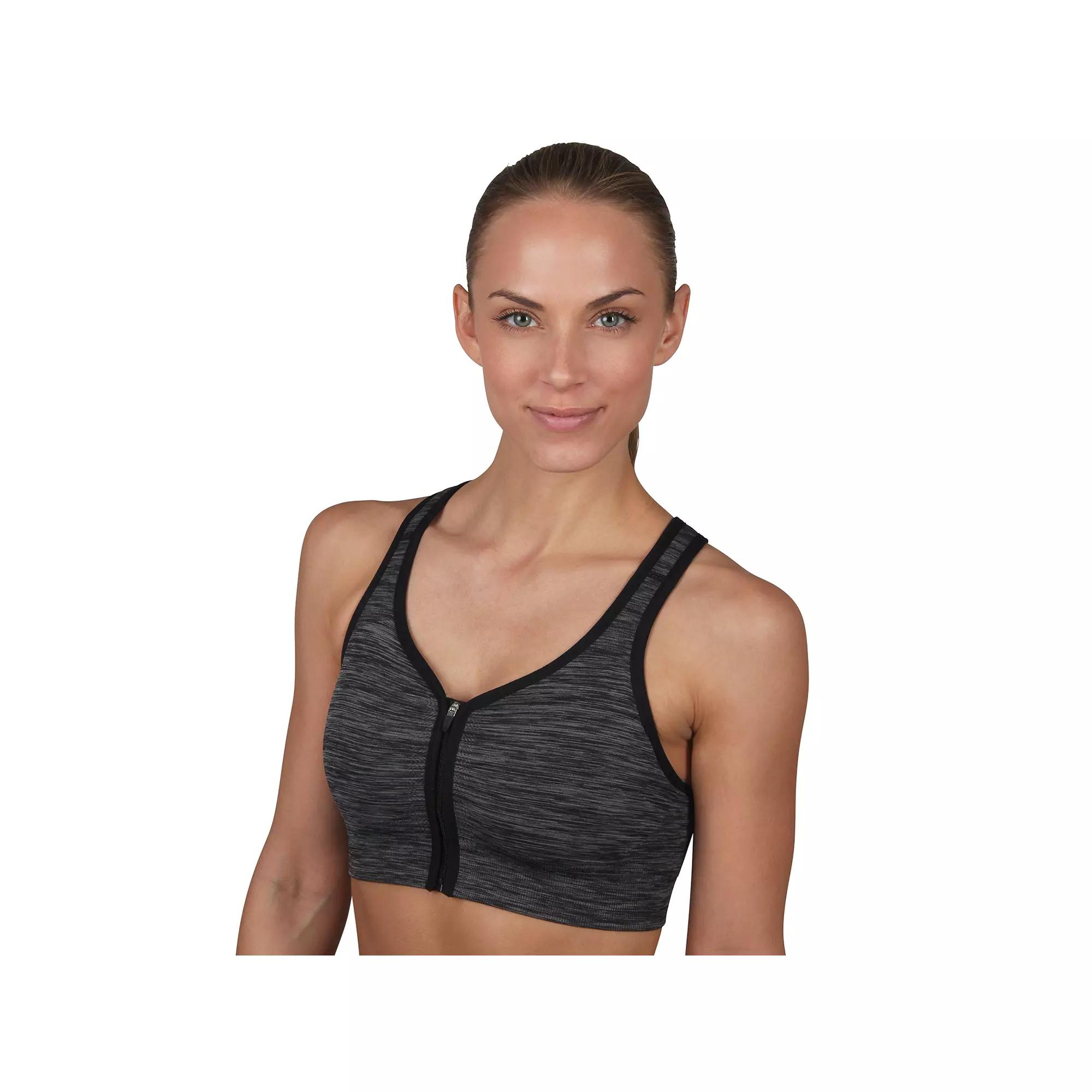 Jockey Sport® Zip Front Seam Free Sports Bra, Women's,  Product Image