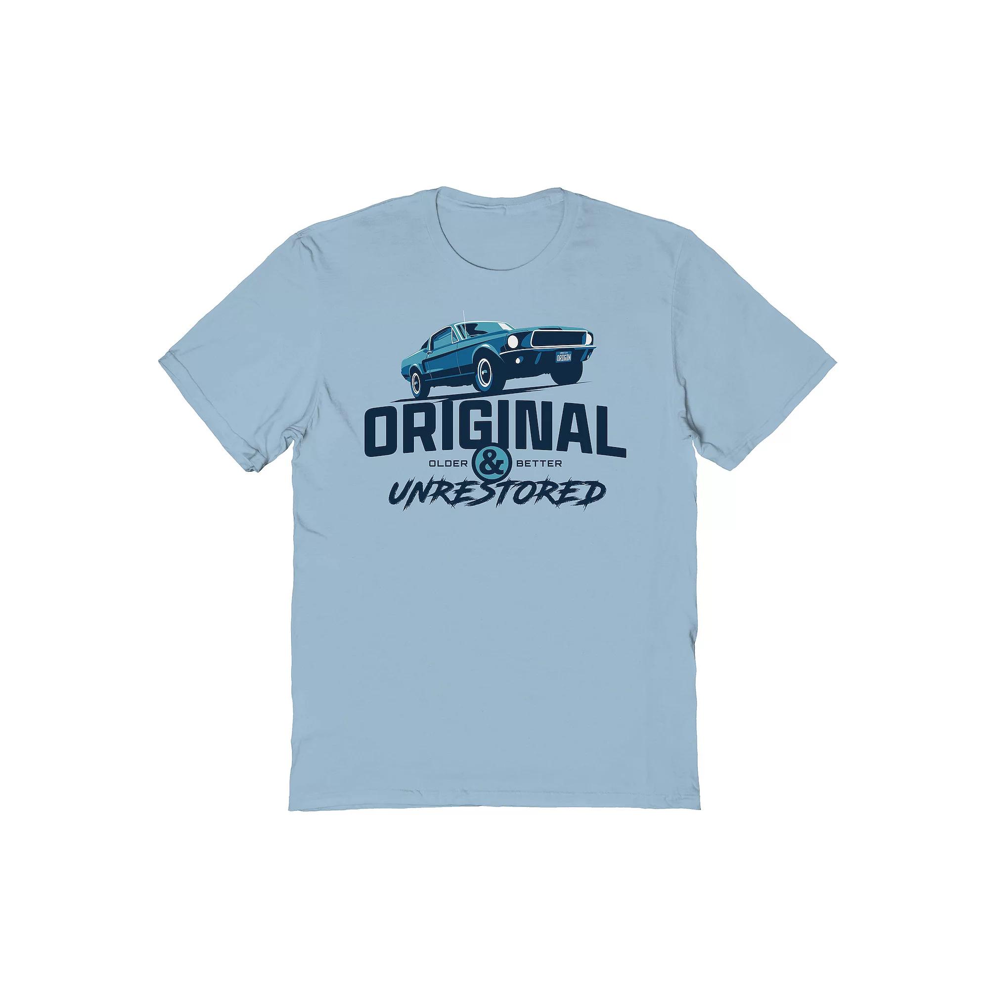 Men's Original & Unrestored Graphic Tee, Size: XXL, Light Blue Product Image