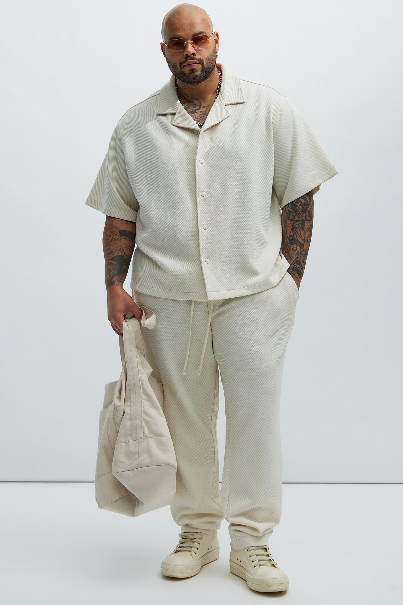 Kina Textured Shirt - Off White Product Image