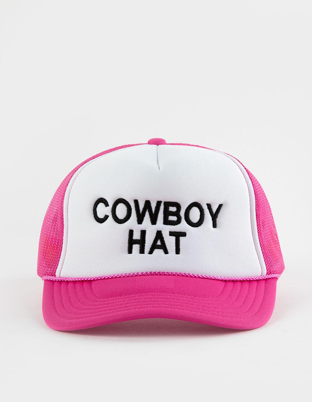 LANDERS SUPPLY HOUSE Cowboy Trucker Hat - PINK Product Image
