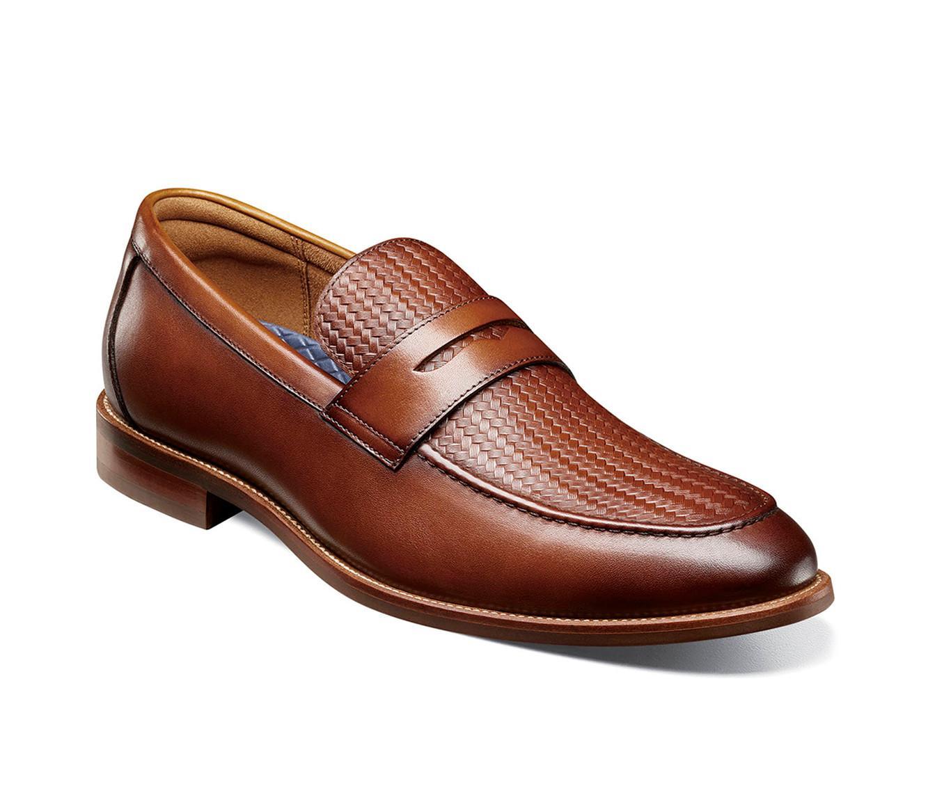 Men's Florsheim Rucci Weave Moc Toe Penny Dress Loafers Product Image