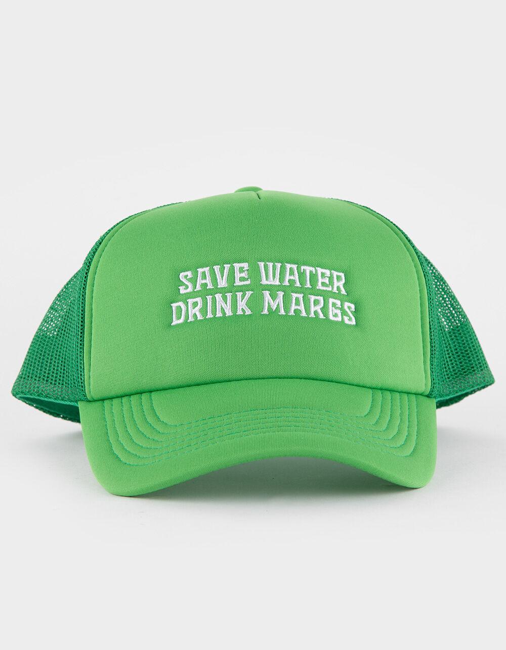 SHADY ACRES Save Water Trucker Hat - GREEN Product Image