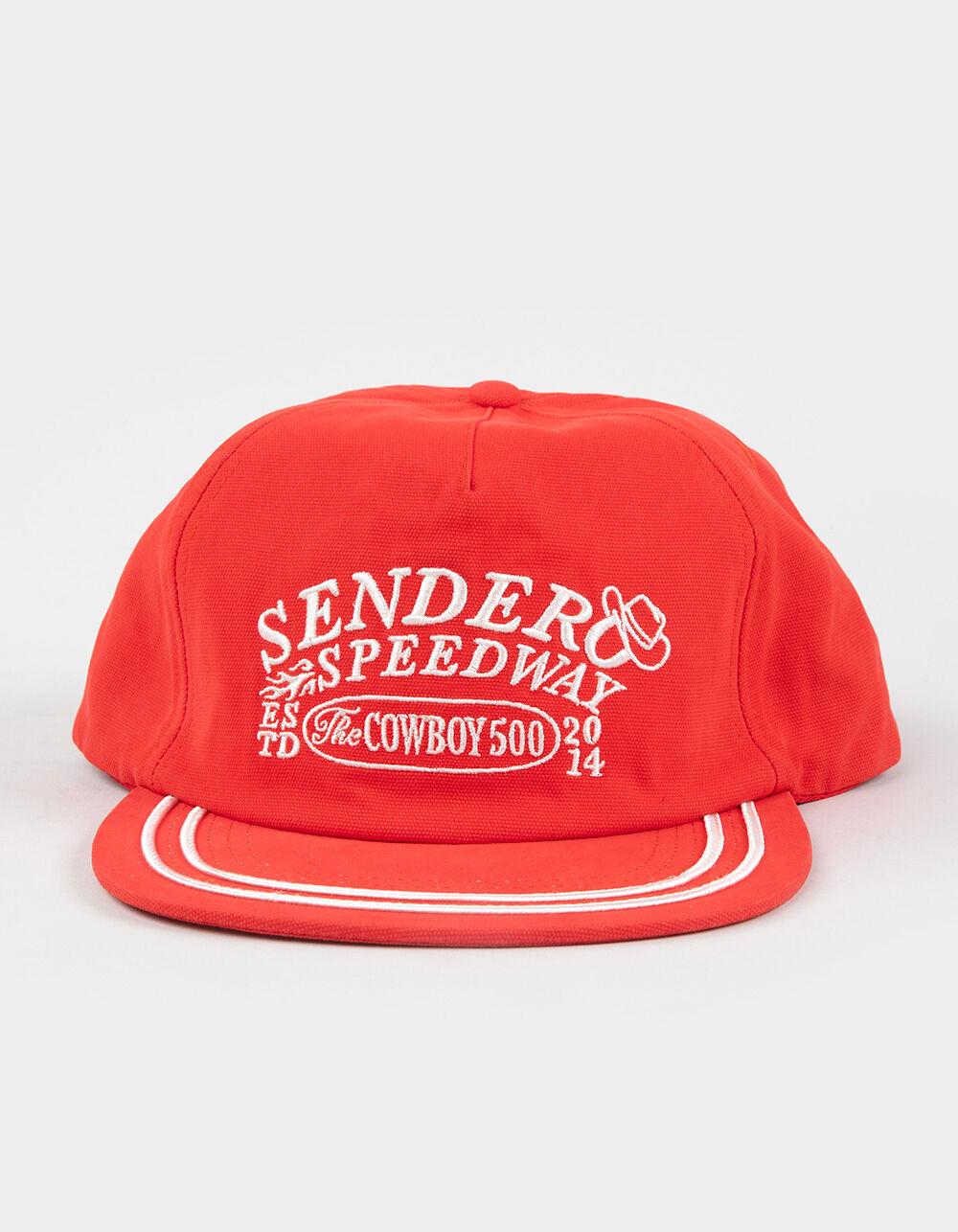 SENDERO PROVISIONS CO. Speedway Snapback Hat - RED Product Image