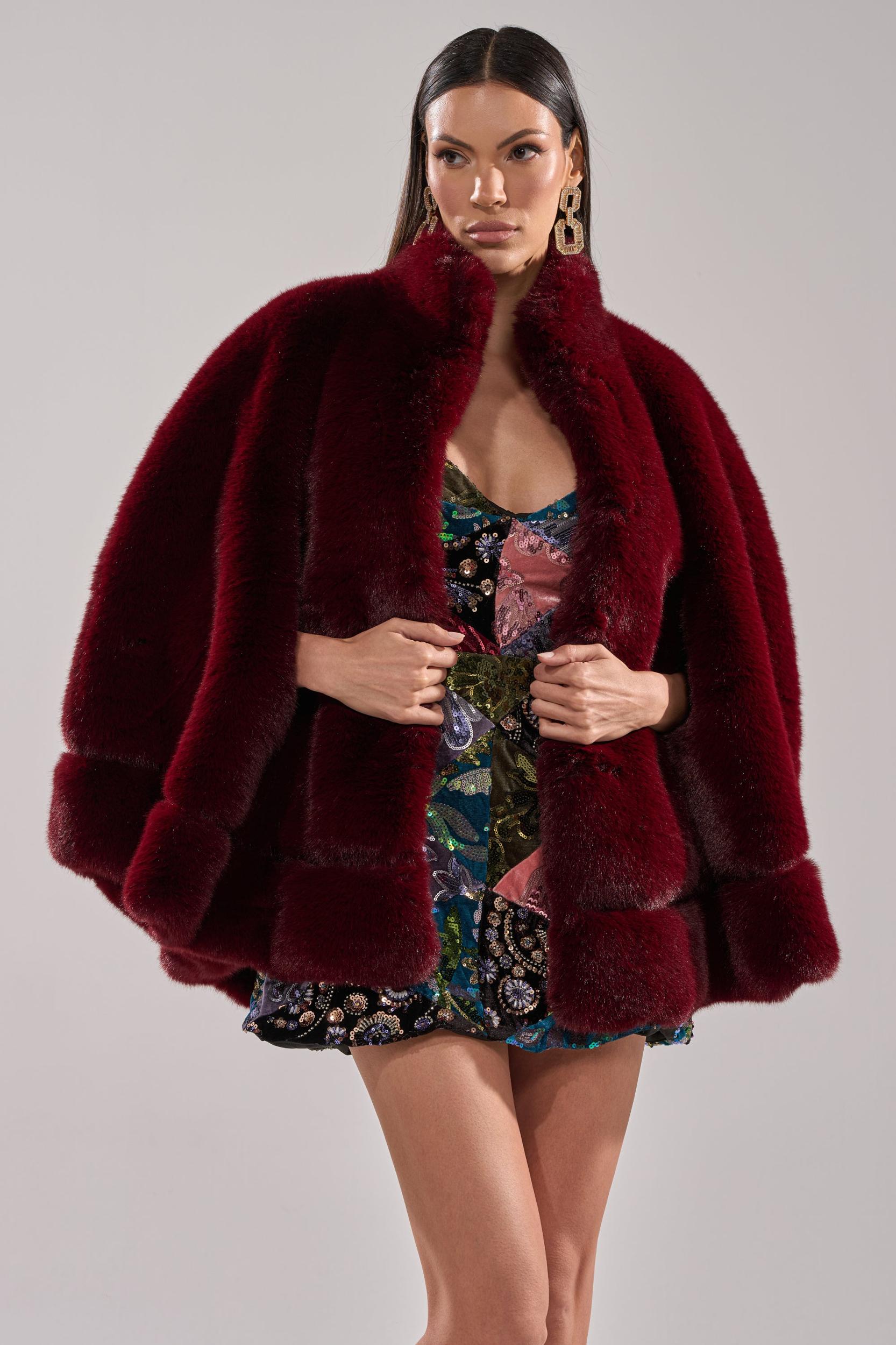 CELINE FAUX FUR CAPE Product Image