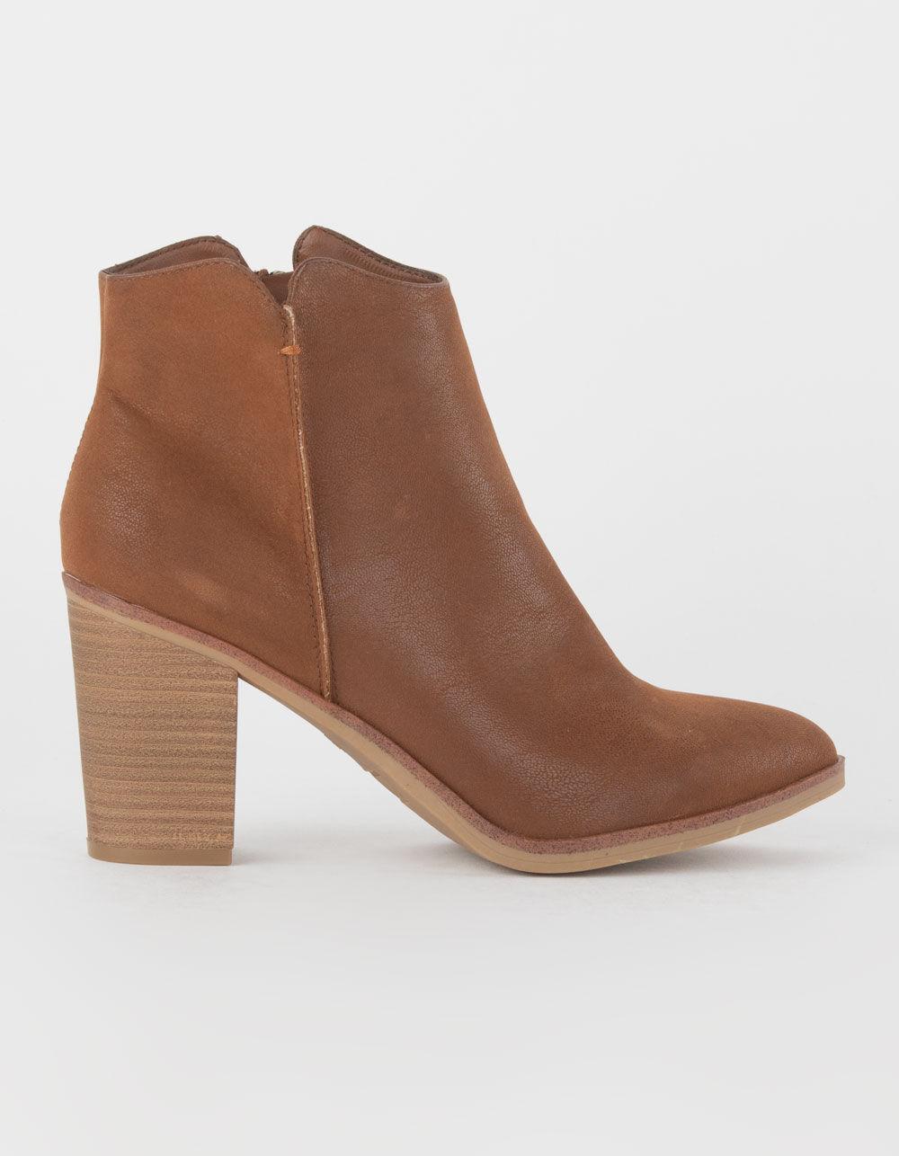 MIA Patton Womens Short Boots - COGNAC Product Image