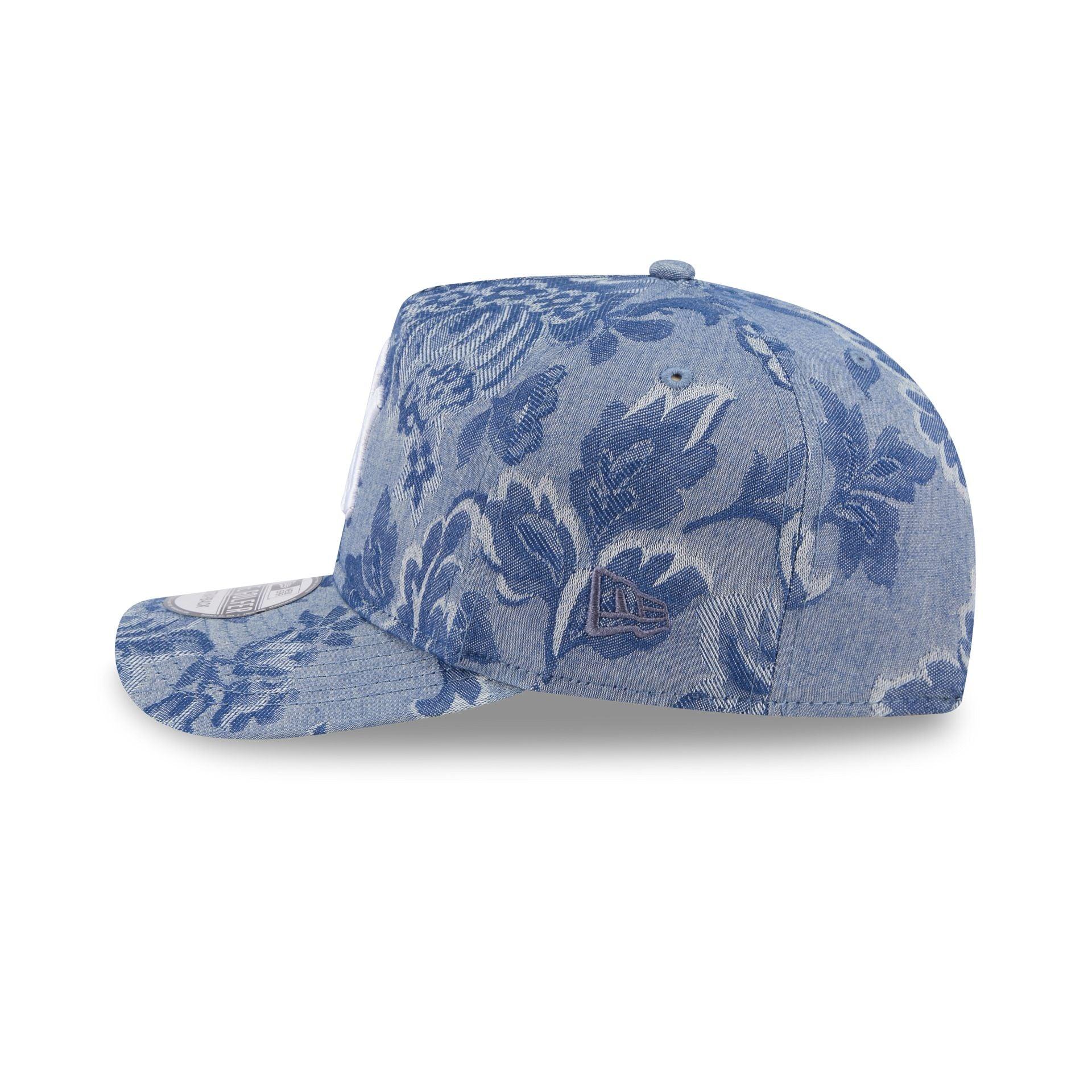 New Era Branded Sweep Rugby Denim Muted Indigo 9FORTY Adjustable Hat Male Product Image