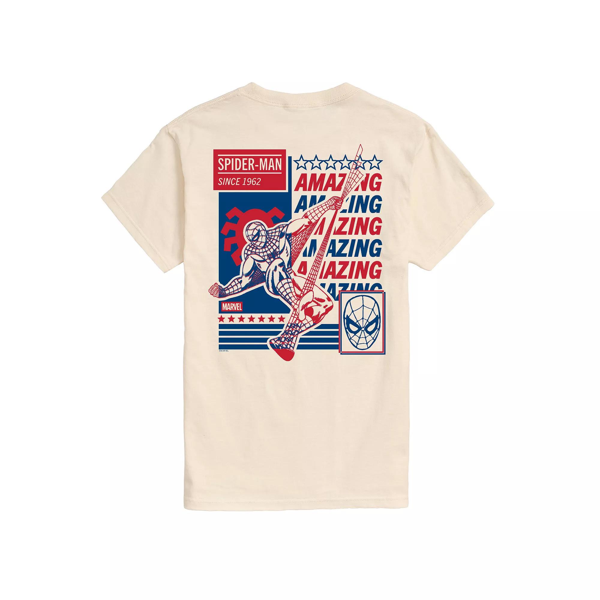 Men's Marvel Spider-Man Americana Graphic Tee,  Product Image