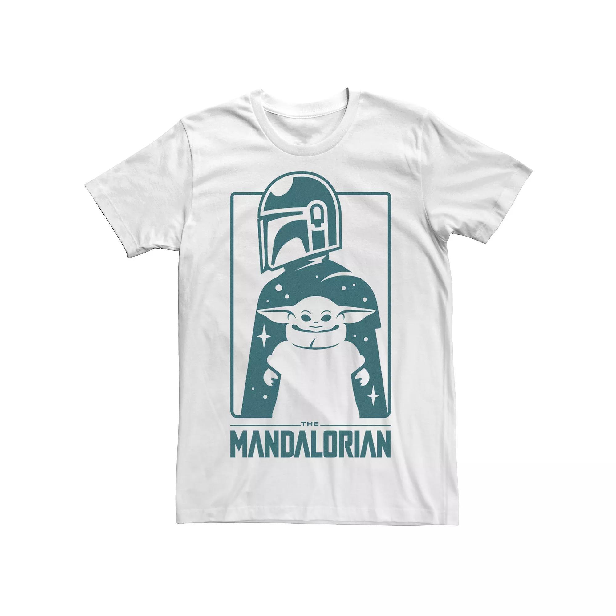 Big & Tall Star Wars Mandalorian Cute Silhouette Tee, Men's,  Product Image