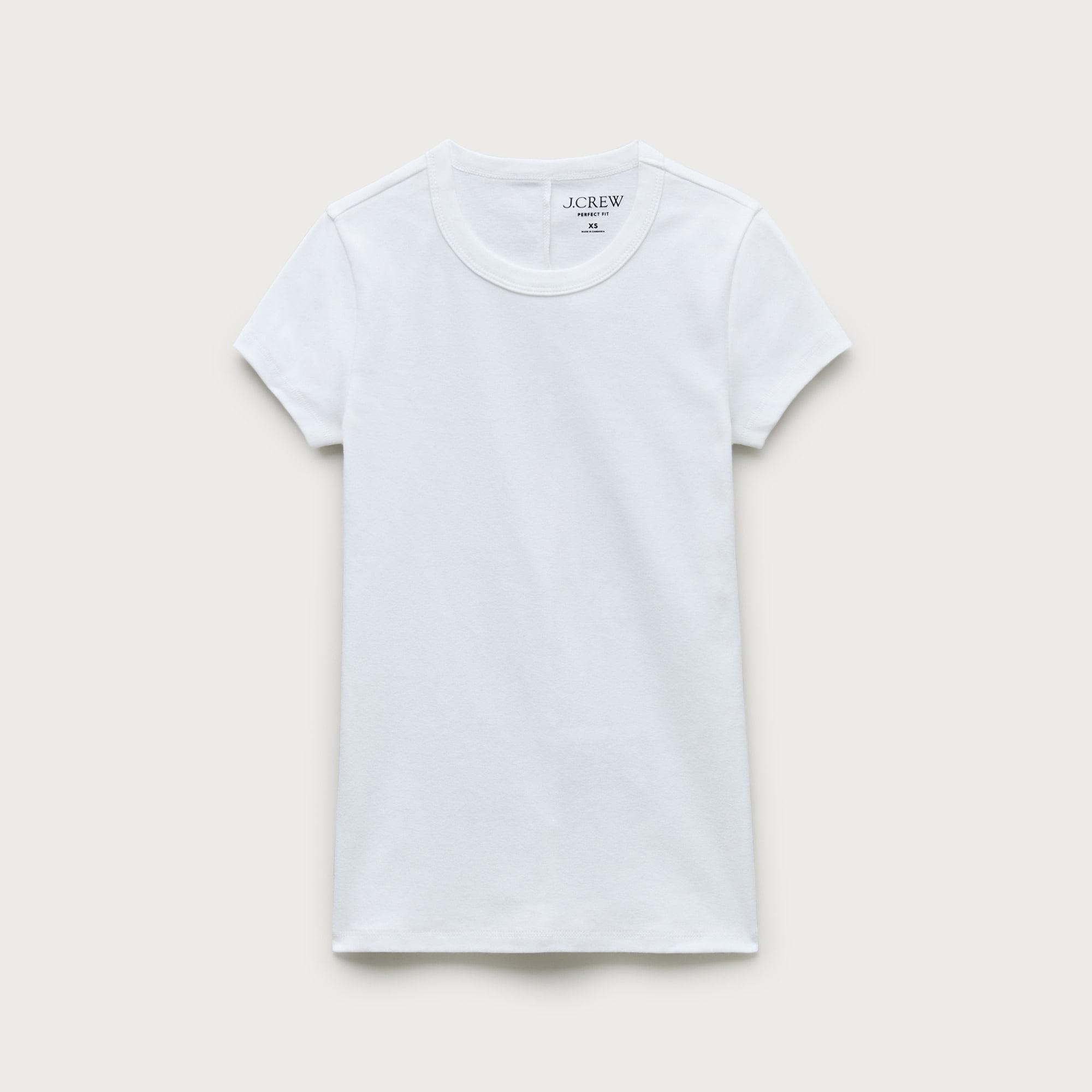Perfect-fit crewneck T-shirt Product Image