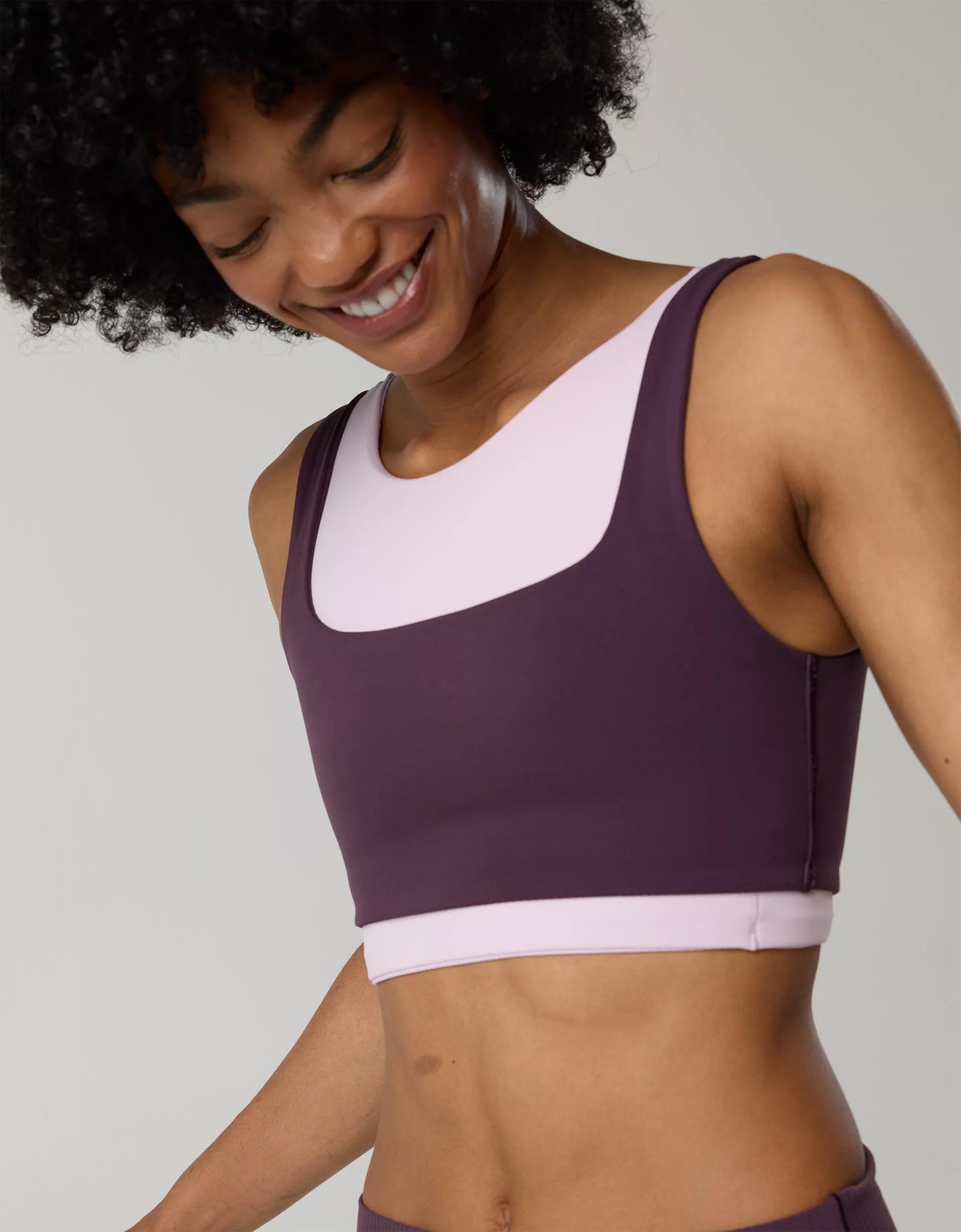 OFFLINE By Aerie Real Me XTRA Rib Switch Up V-Neck Sports Bra Product Image
