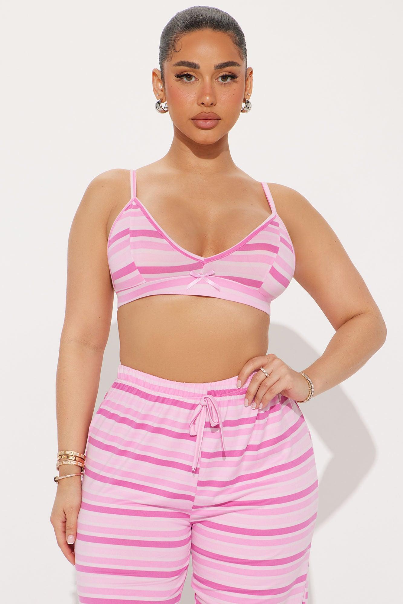 Always Sleeping PJ Robe Set - Pink/combo Product Image