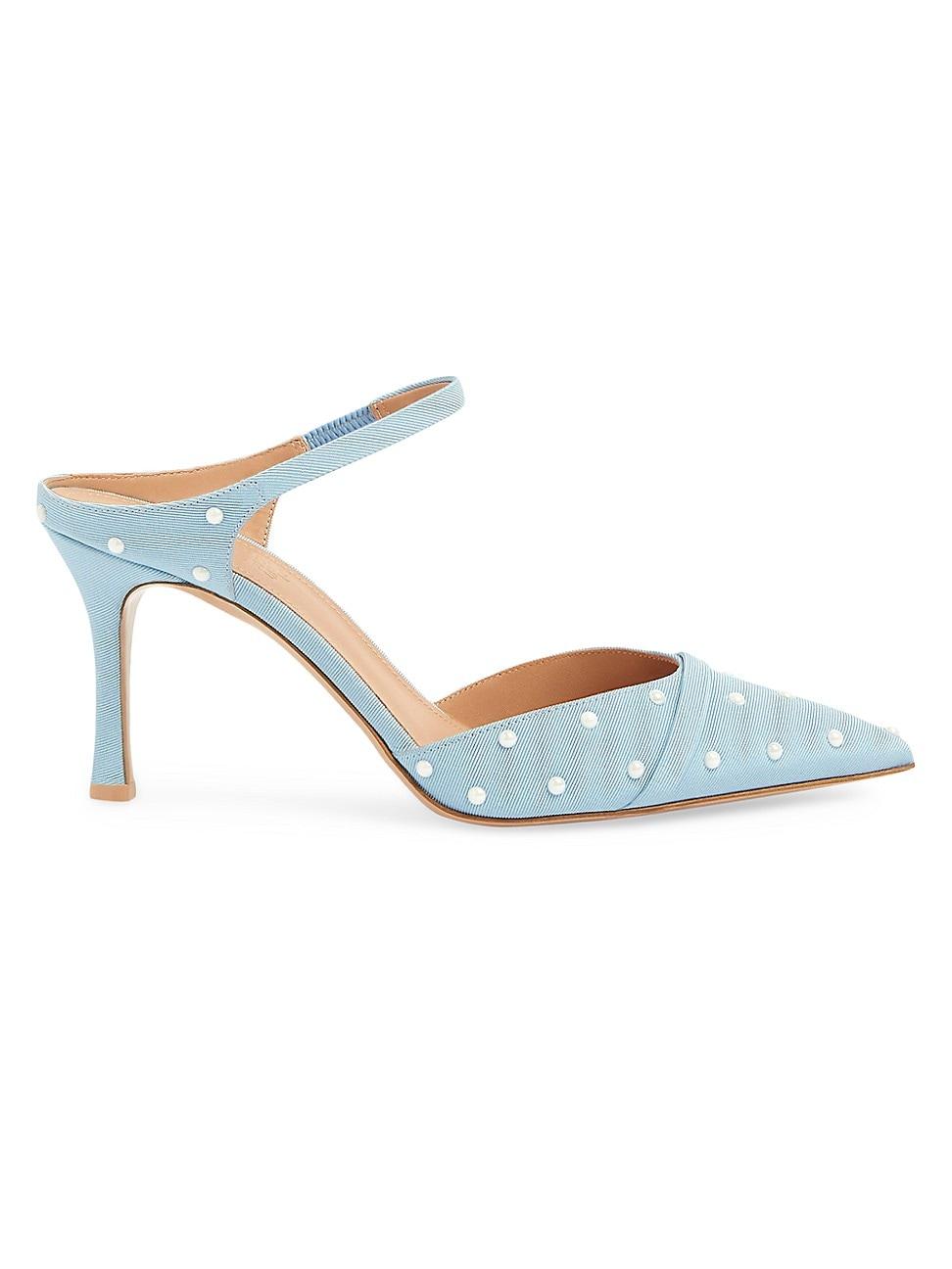 Womens Uma 80MM Grosgrain Heeled Mules Product Image